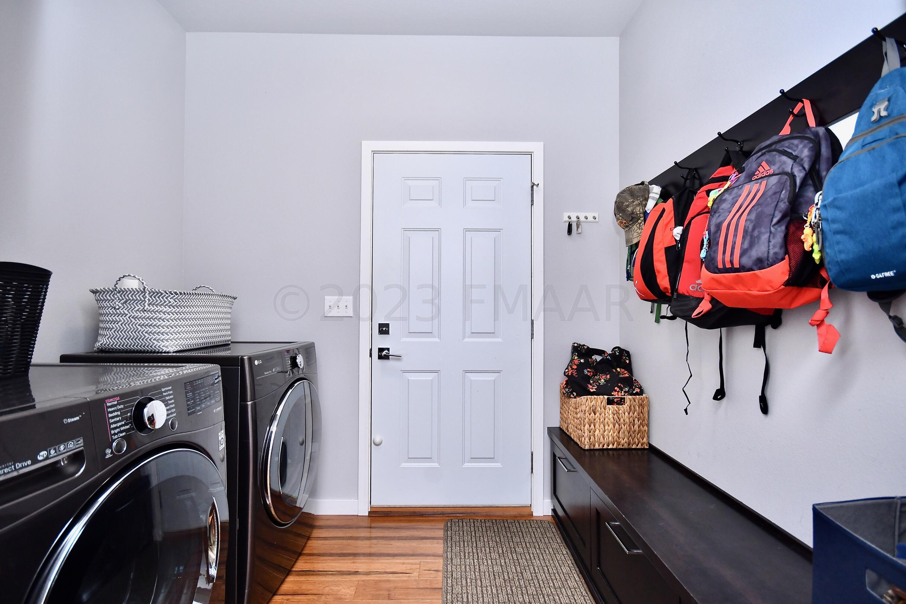 Mudroom off of Garage Access