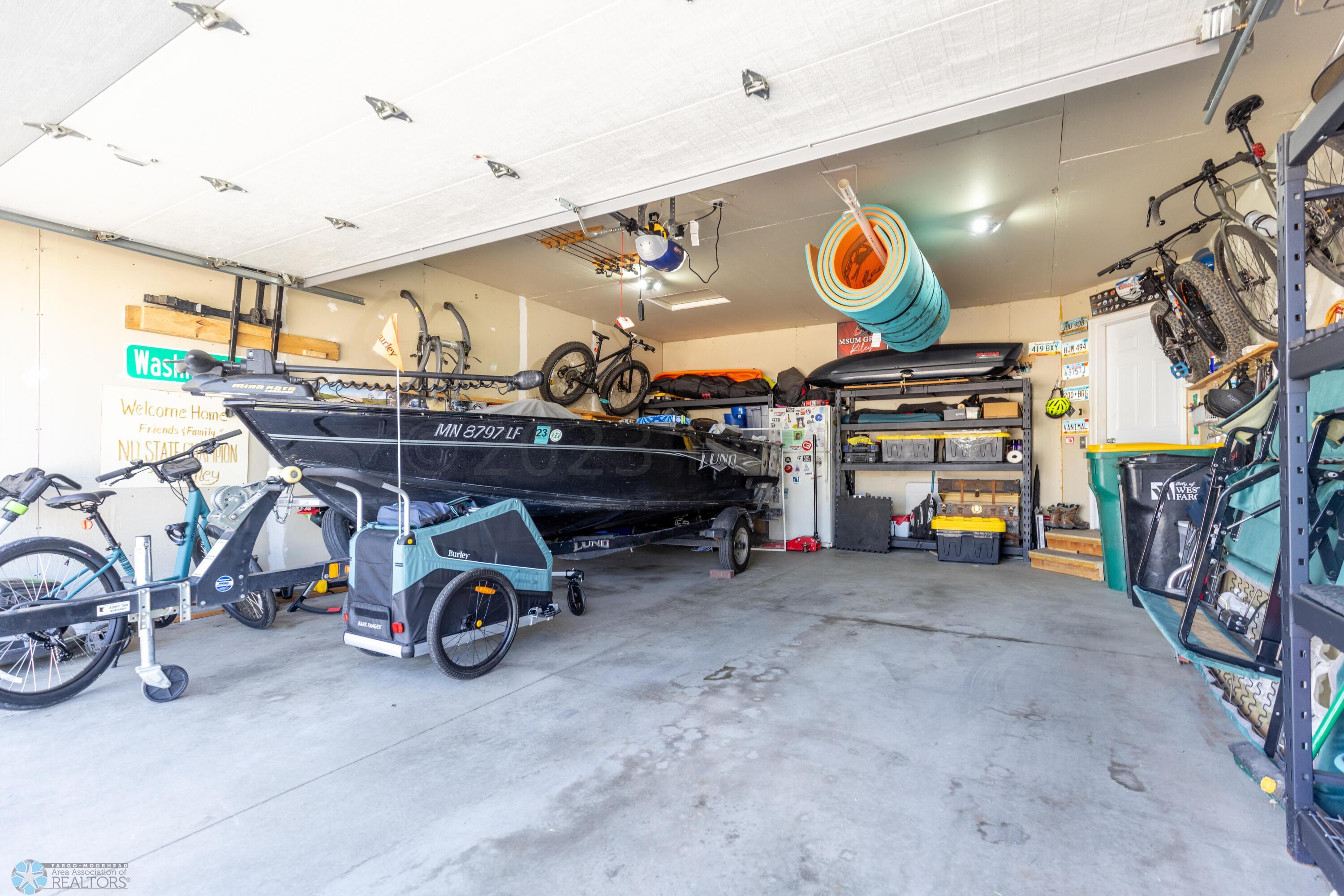Large double garage 24'4" x21'4"