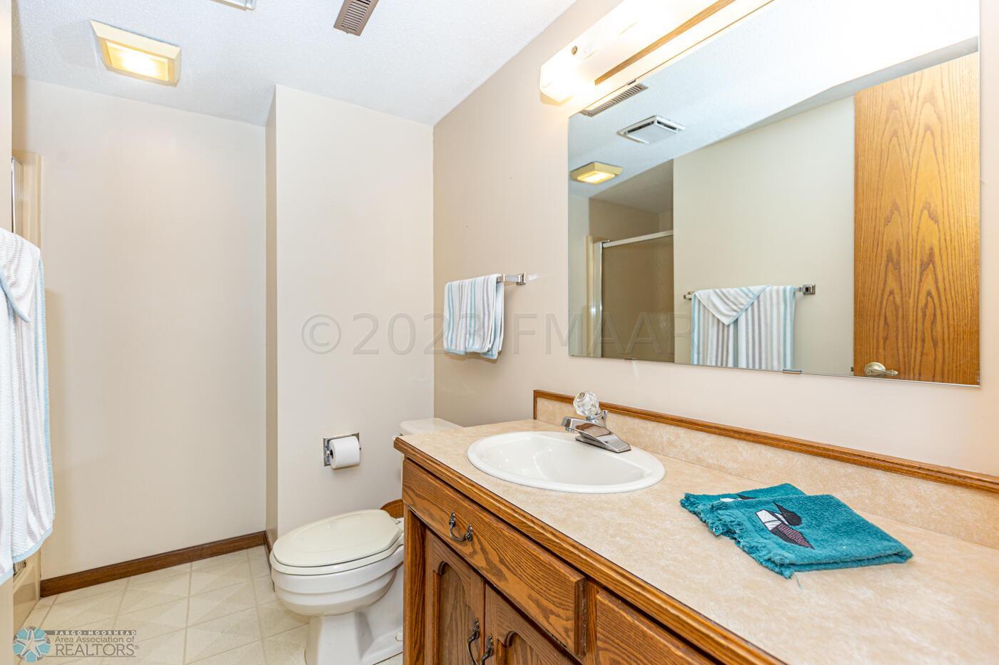 Lower level bath