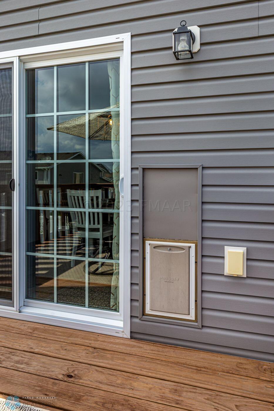 Pet Door to Deck