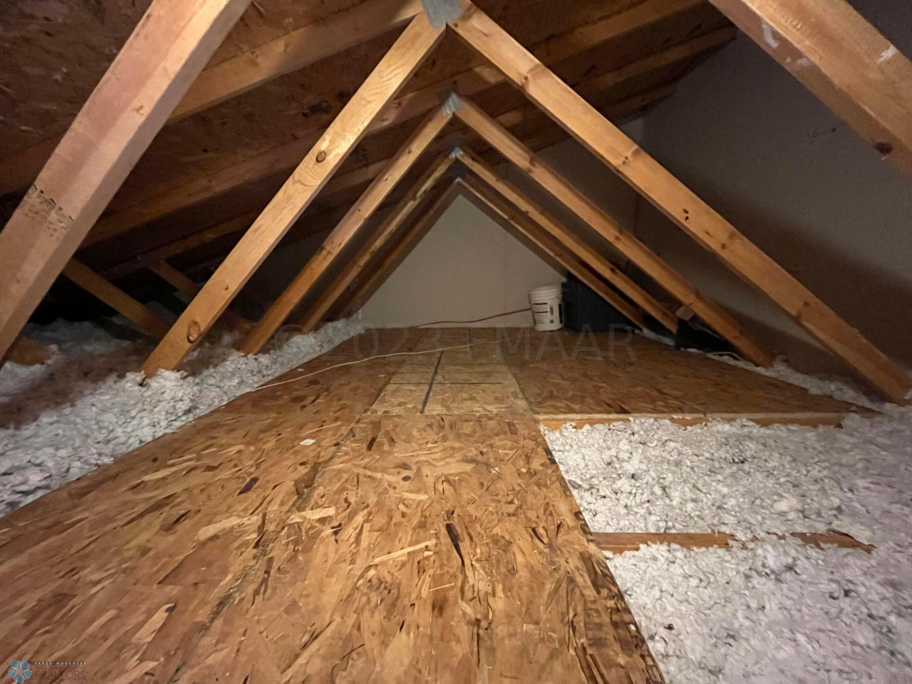 Storage/Insulation Above Garage