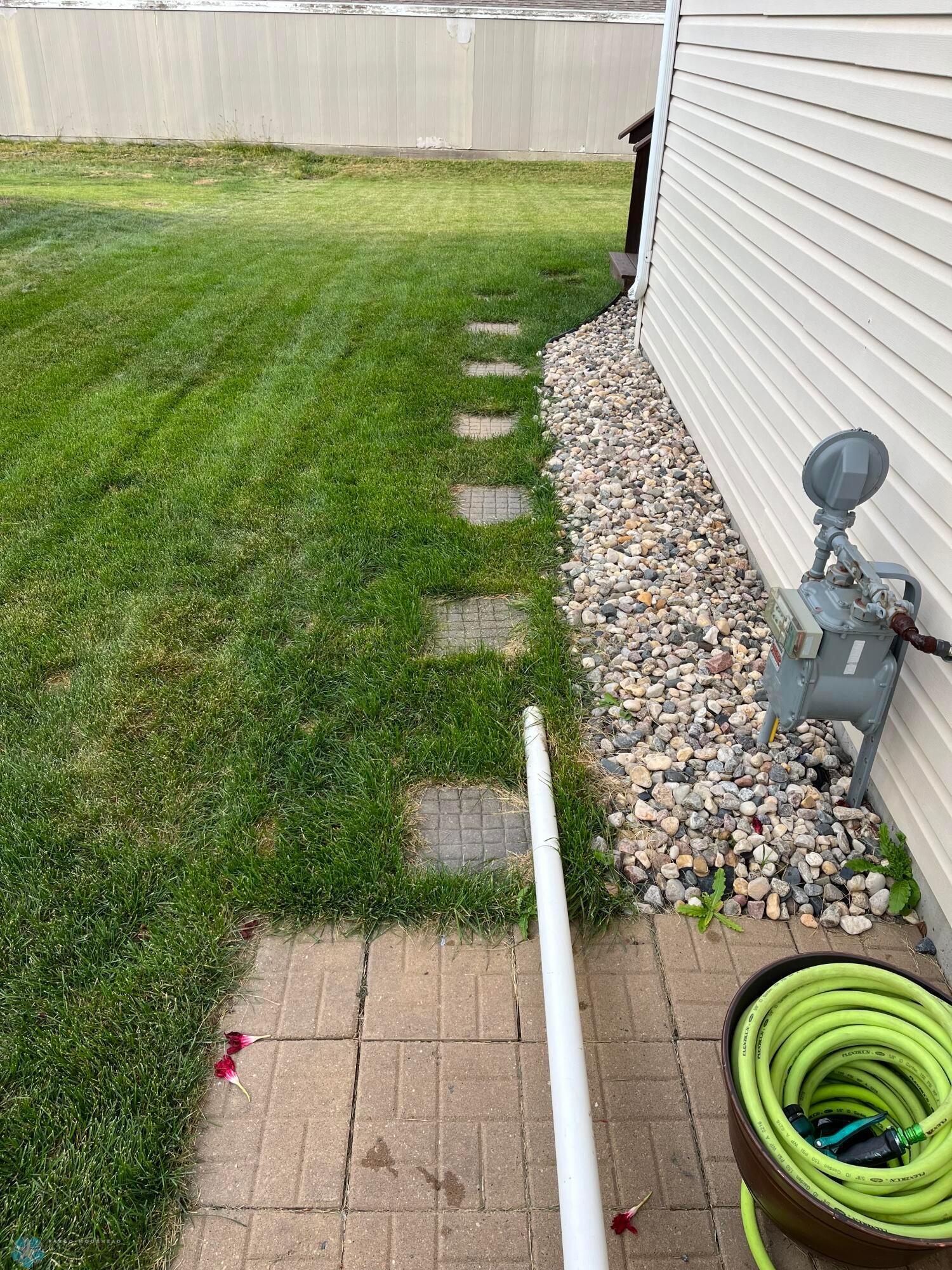 Facing North