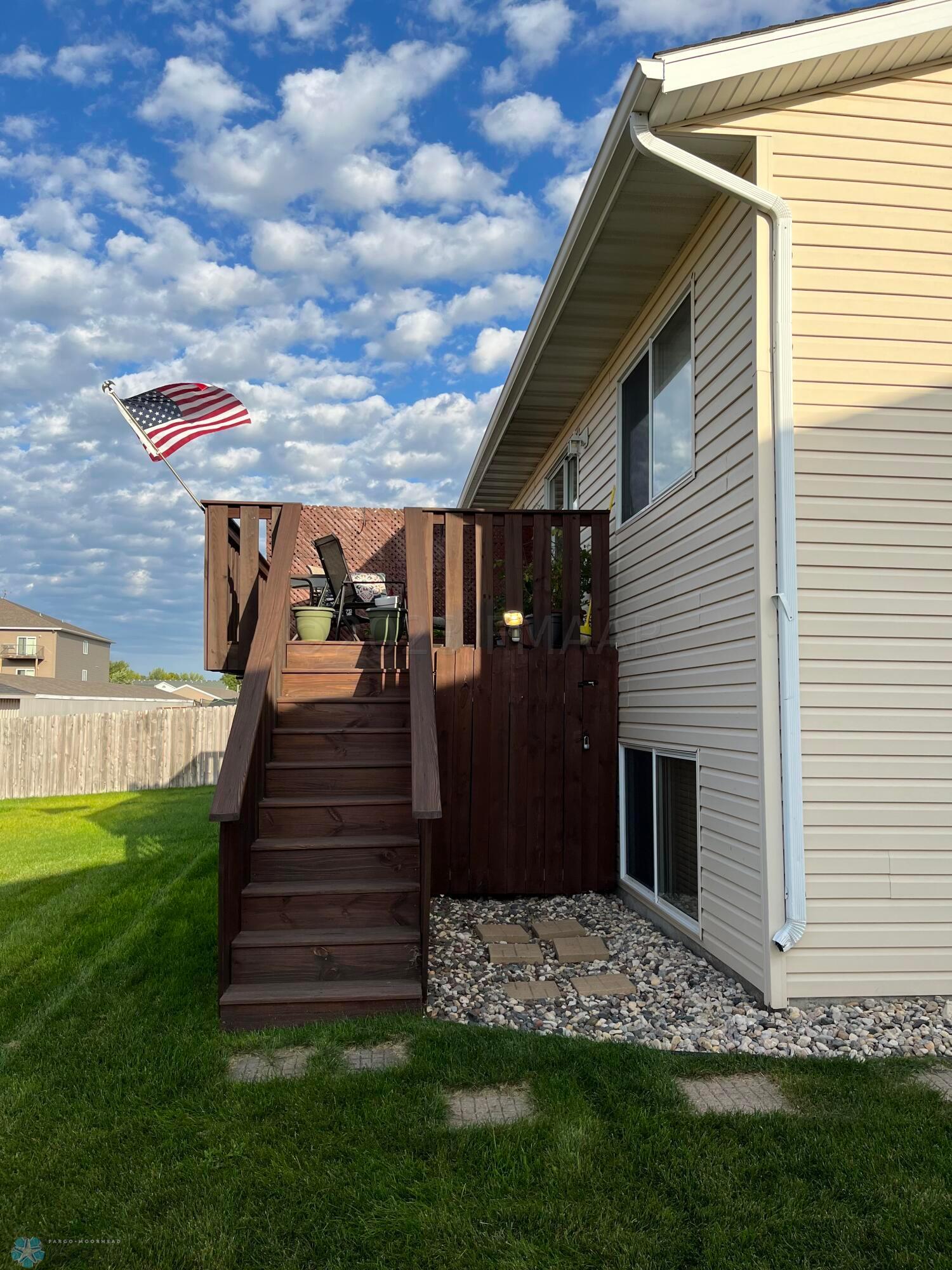 Wood deck