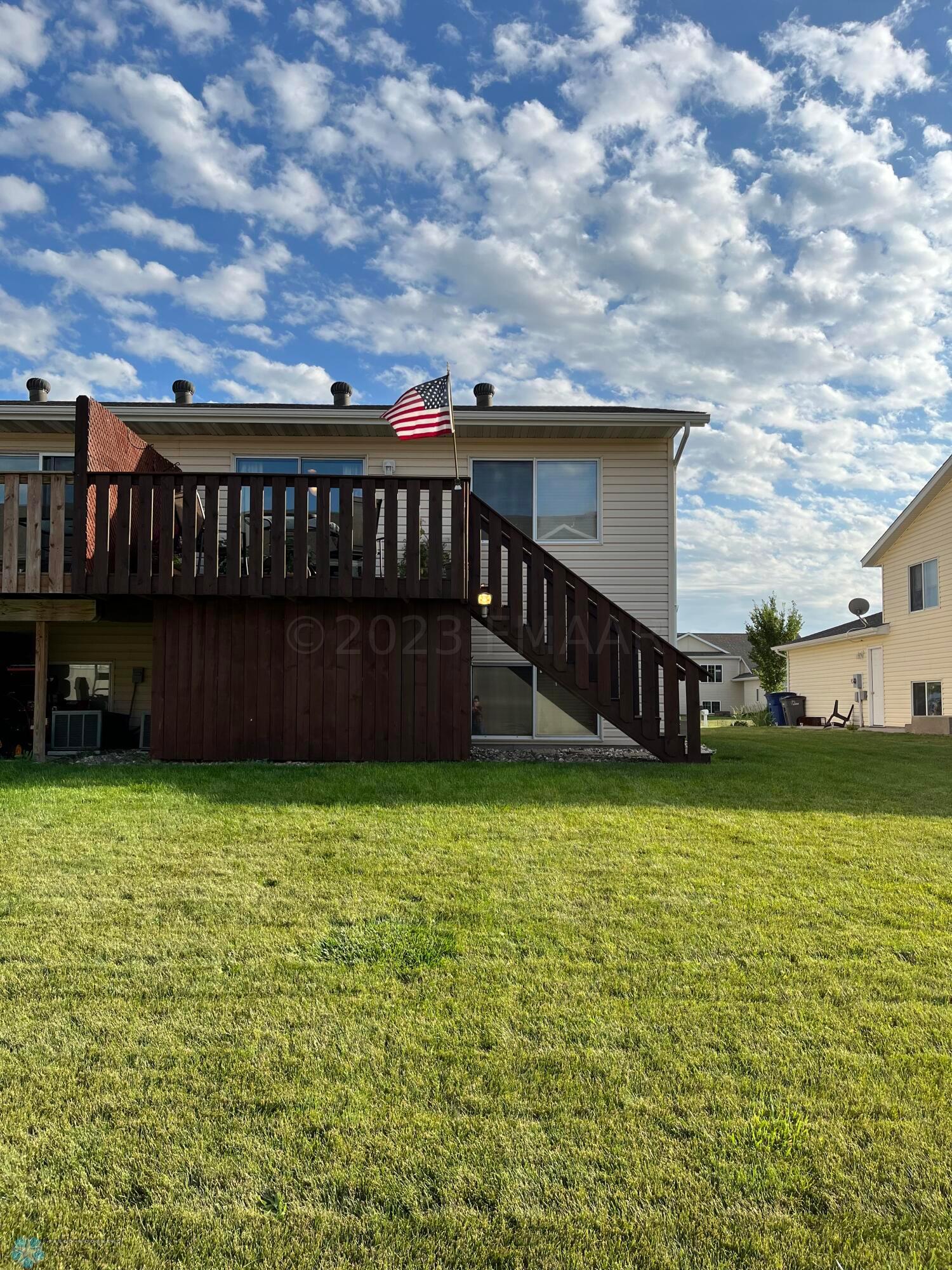 Wood deck