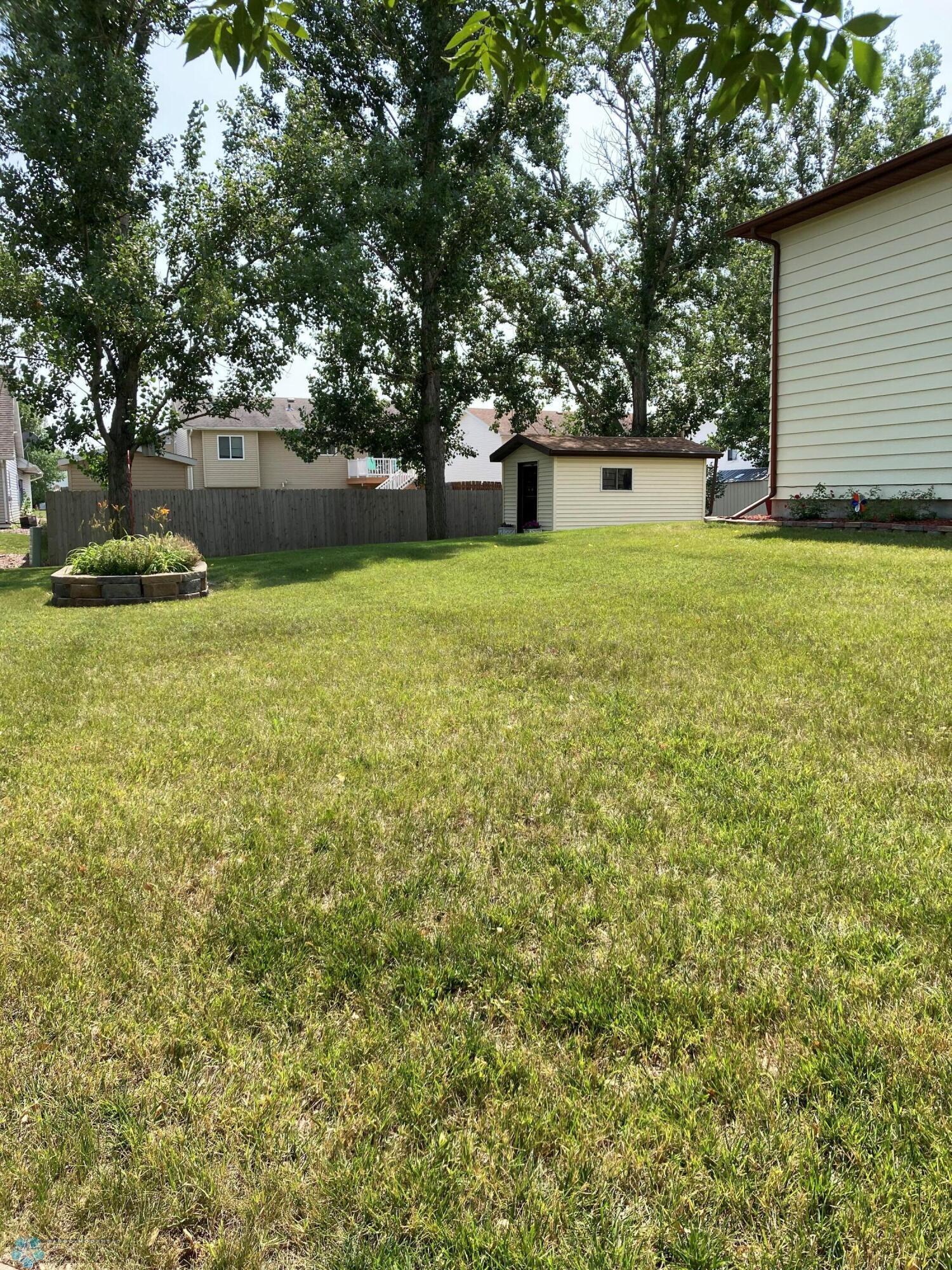 Huge Side Yard with Workshop