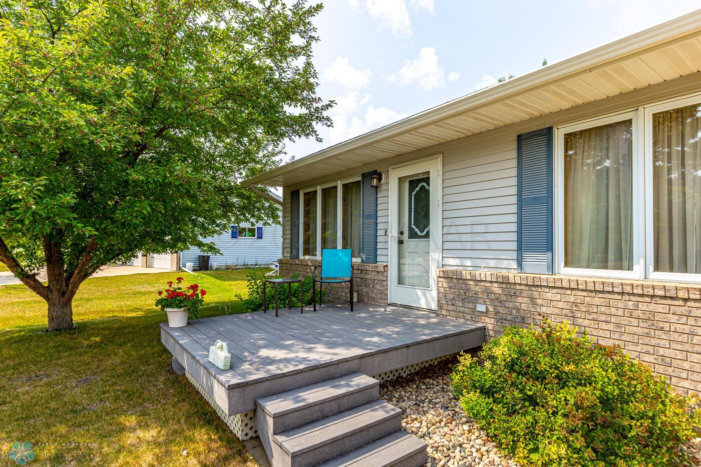Composite front deck