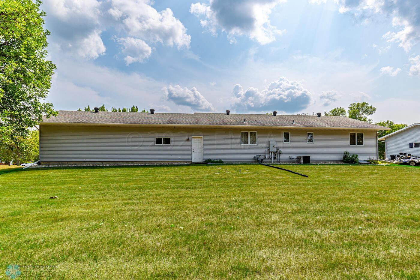 Large backyard