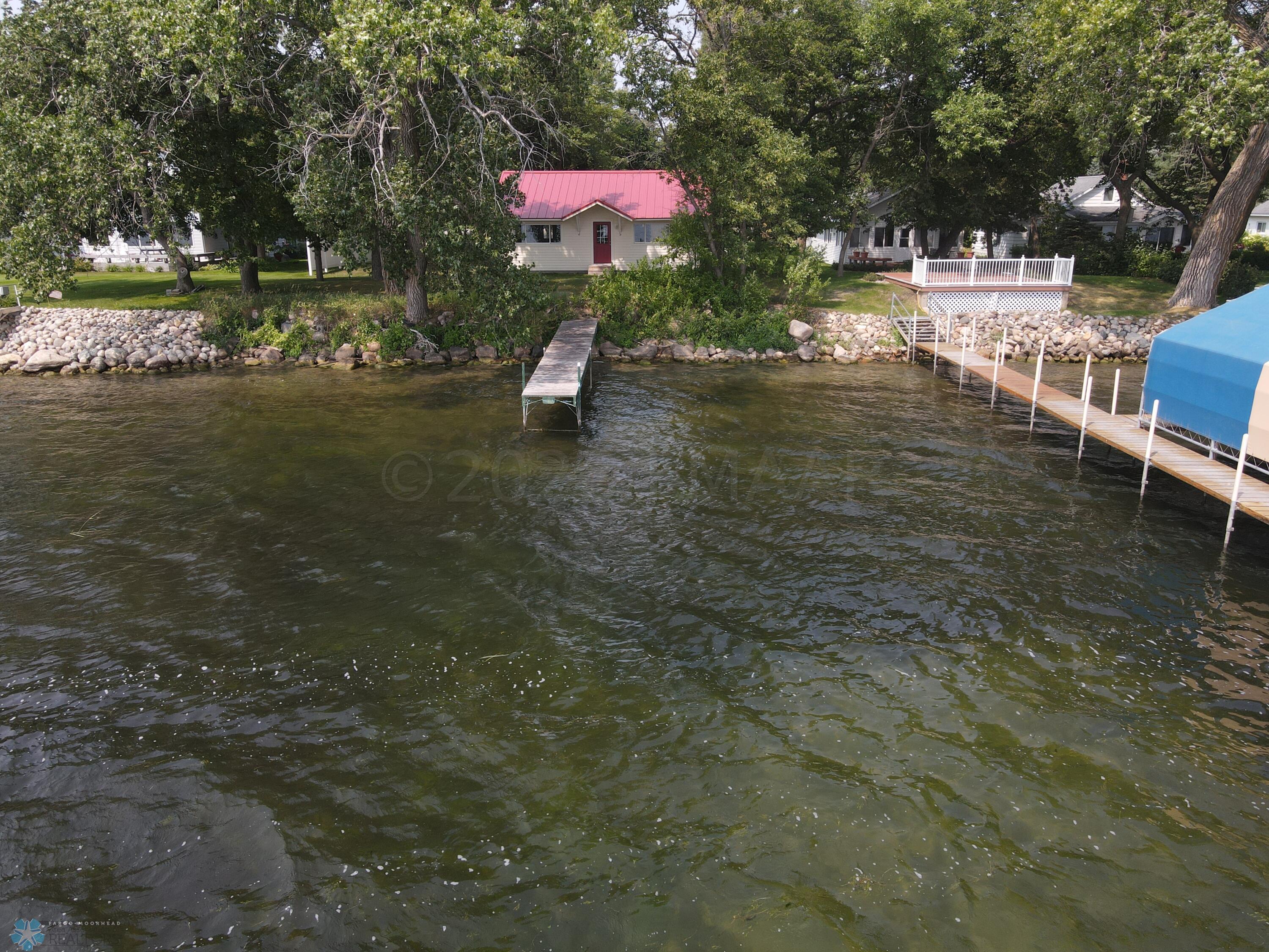 8 50' of lake frontage