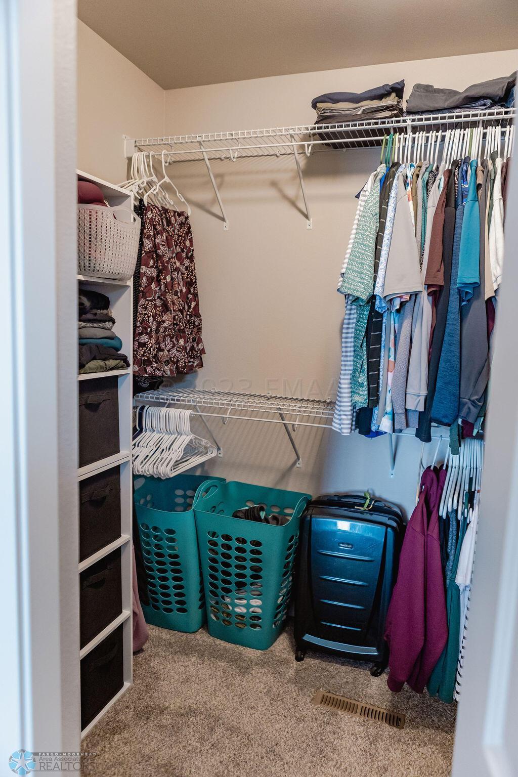 Primary closet