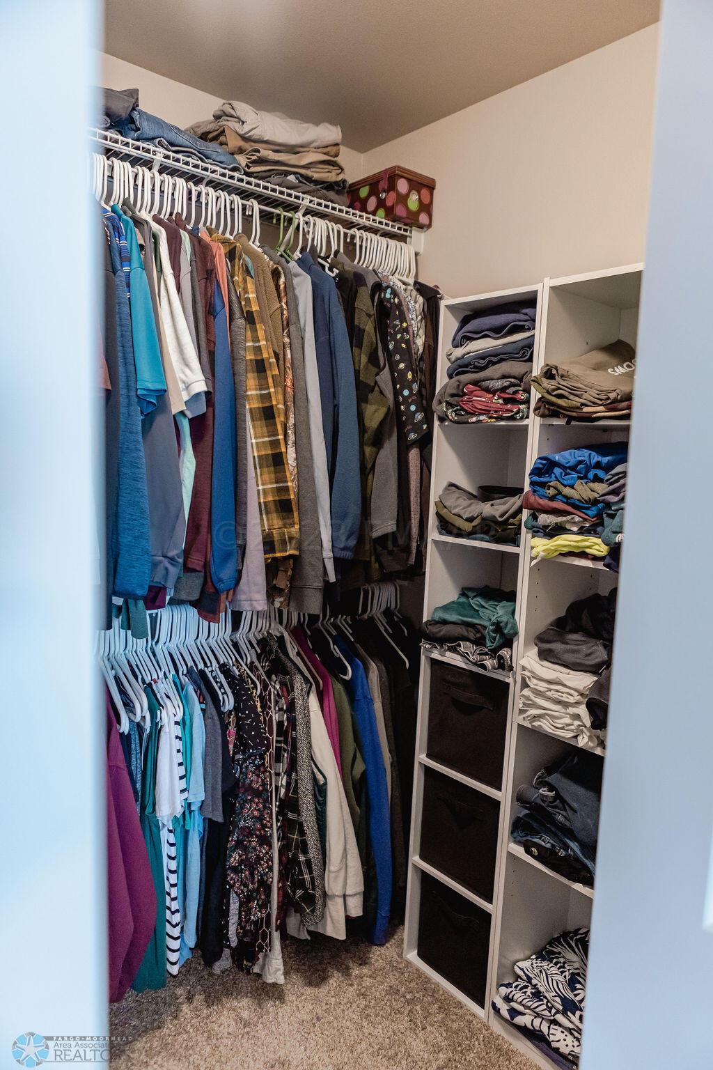 Primary closet