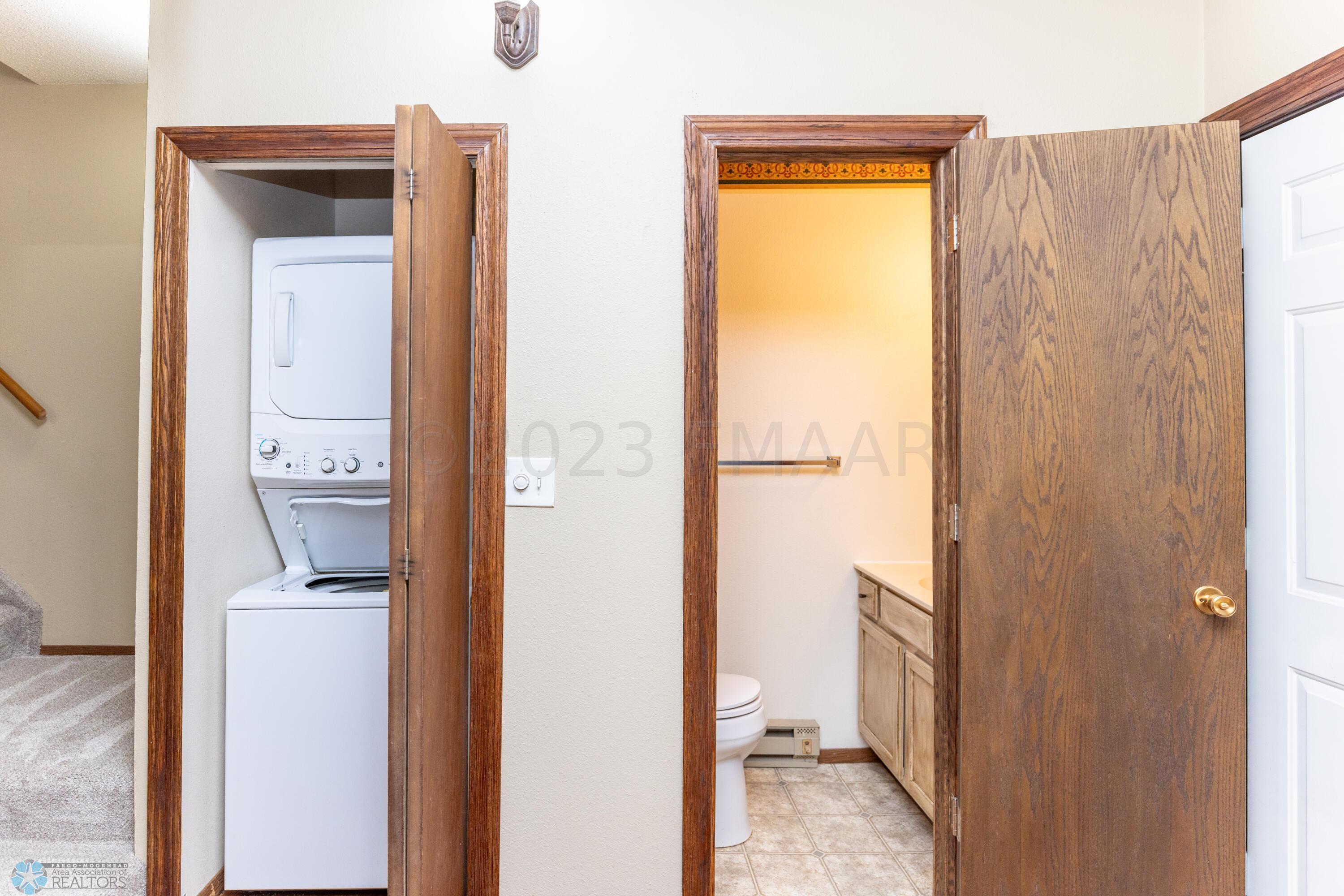 Laundry & half bath main floor