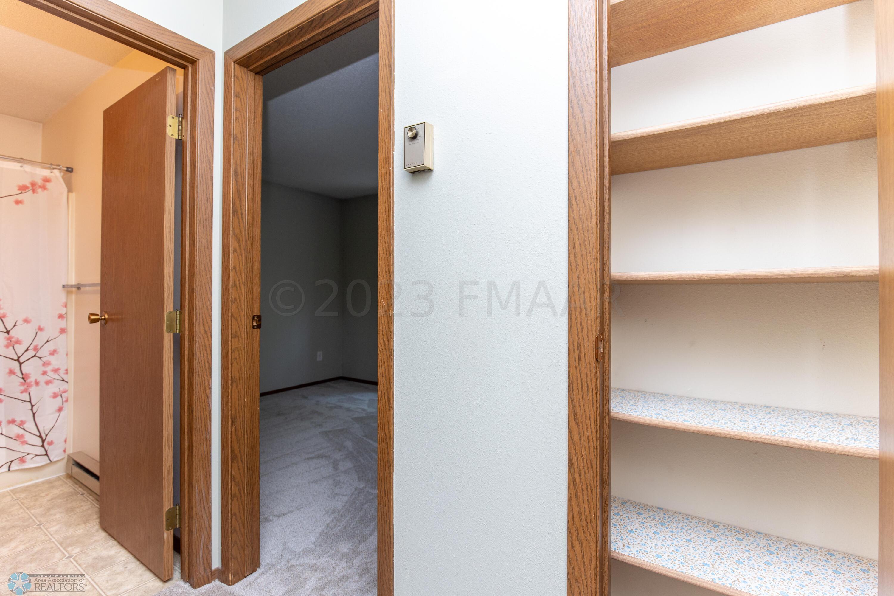 Storage at top of stairs
