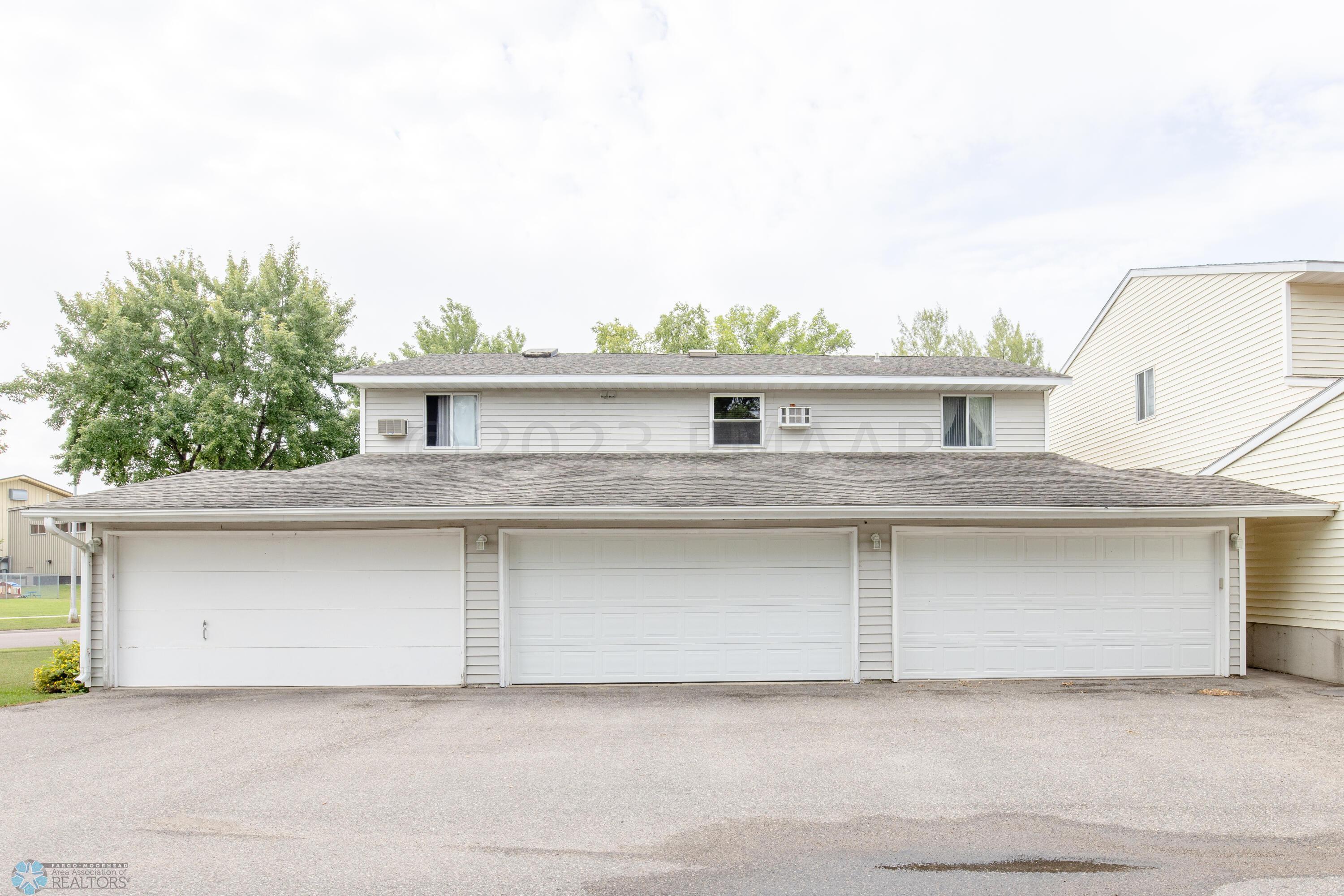 Double attached garage