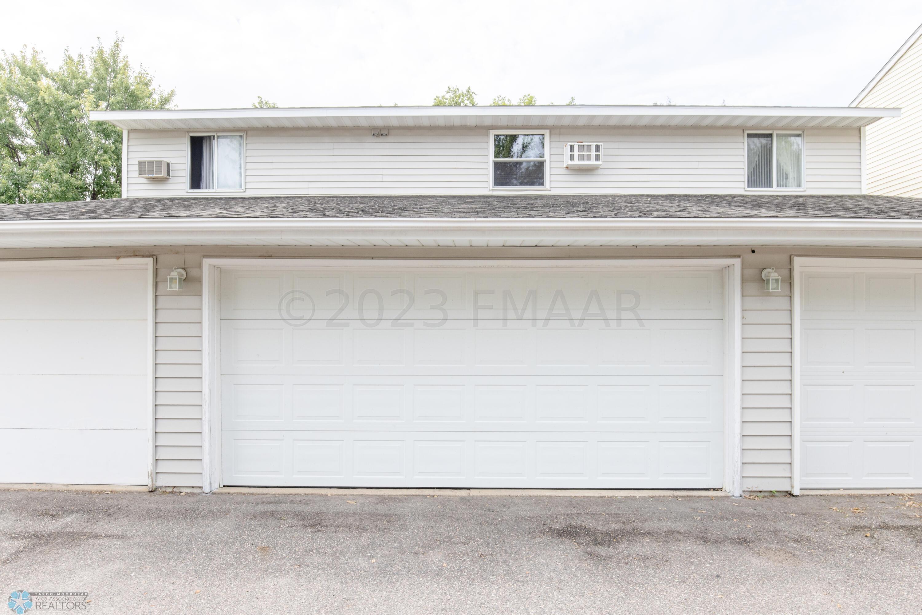 Double attached garage