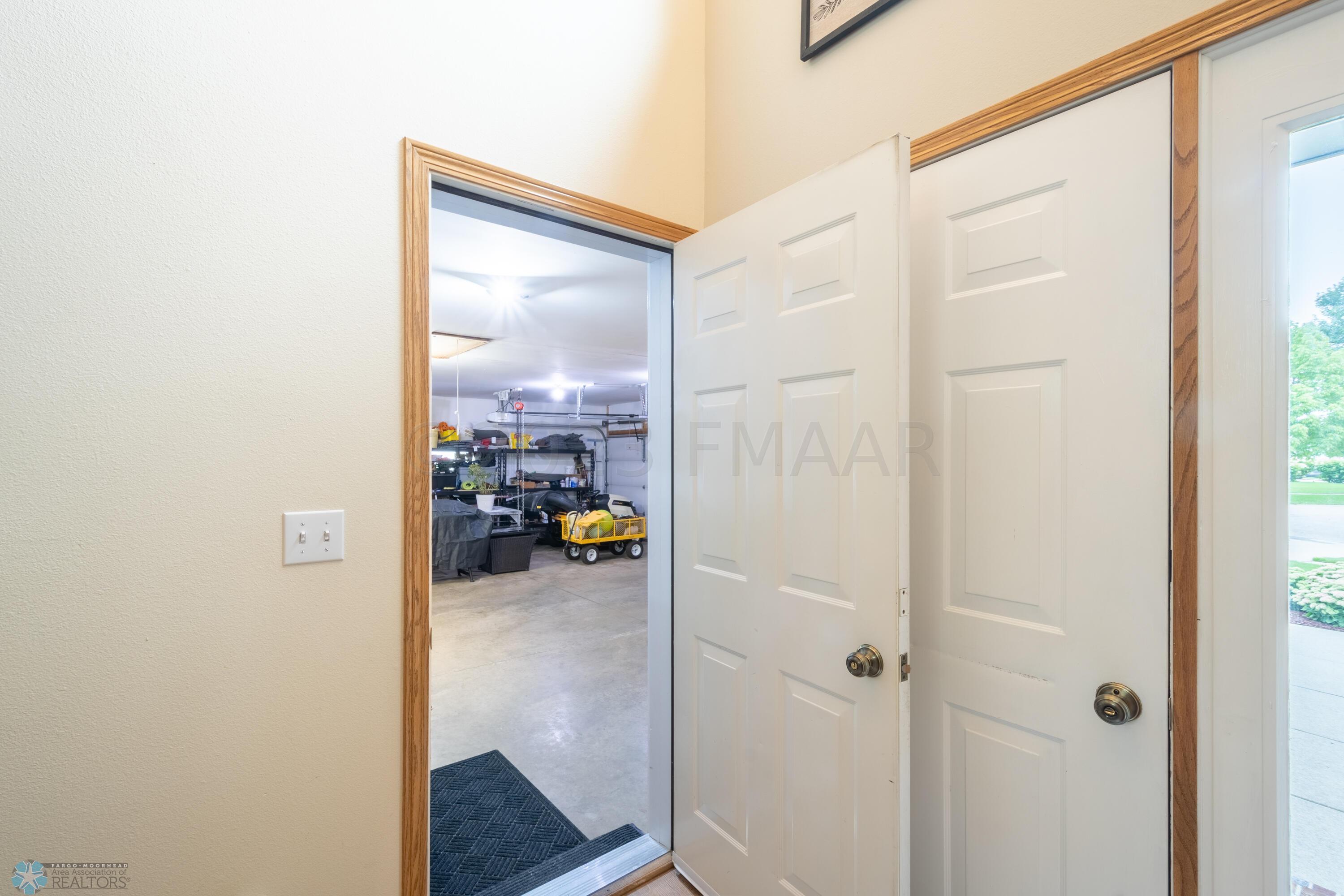 Door to Garage from Foyer