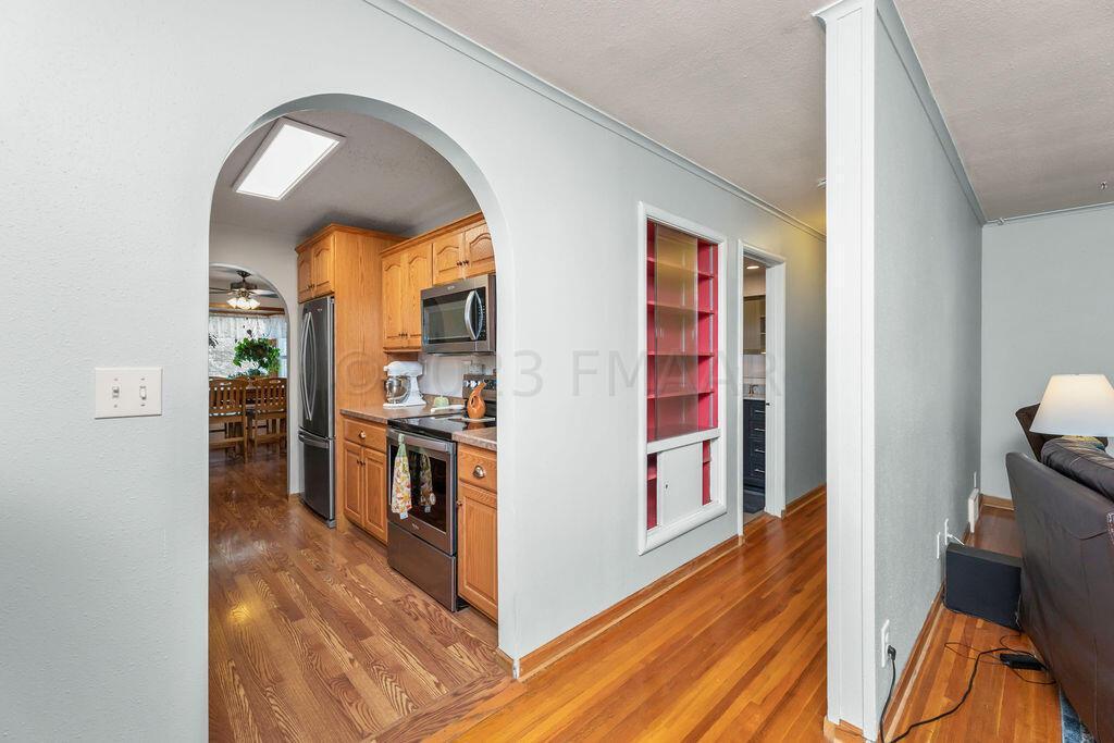 Hall & Kitchen from LR