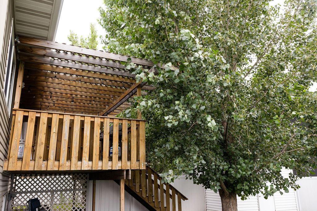 Wood deck