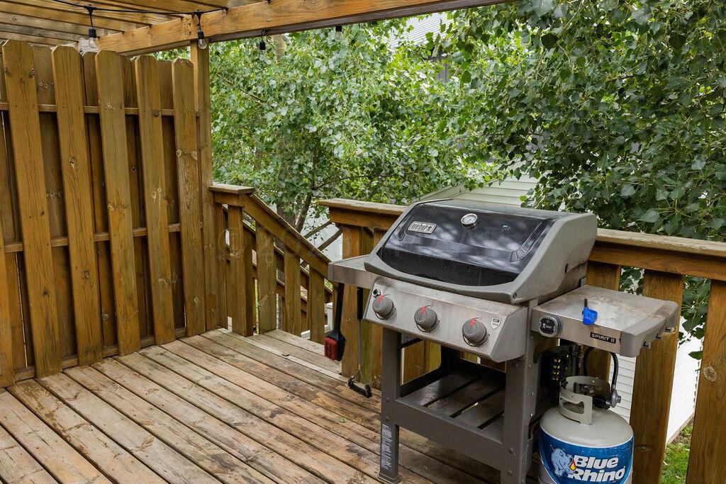 Wood deck