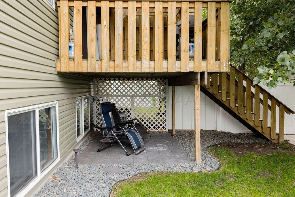 Wood deck