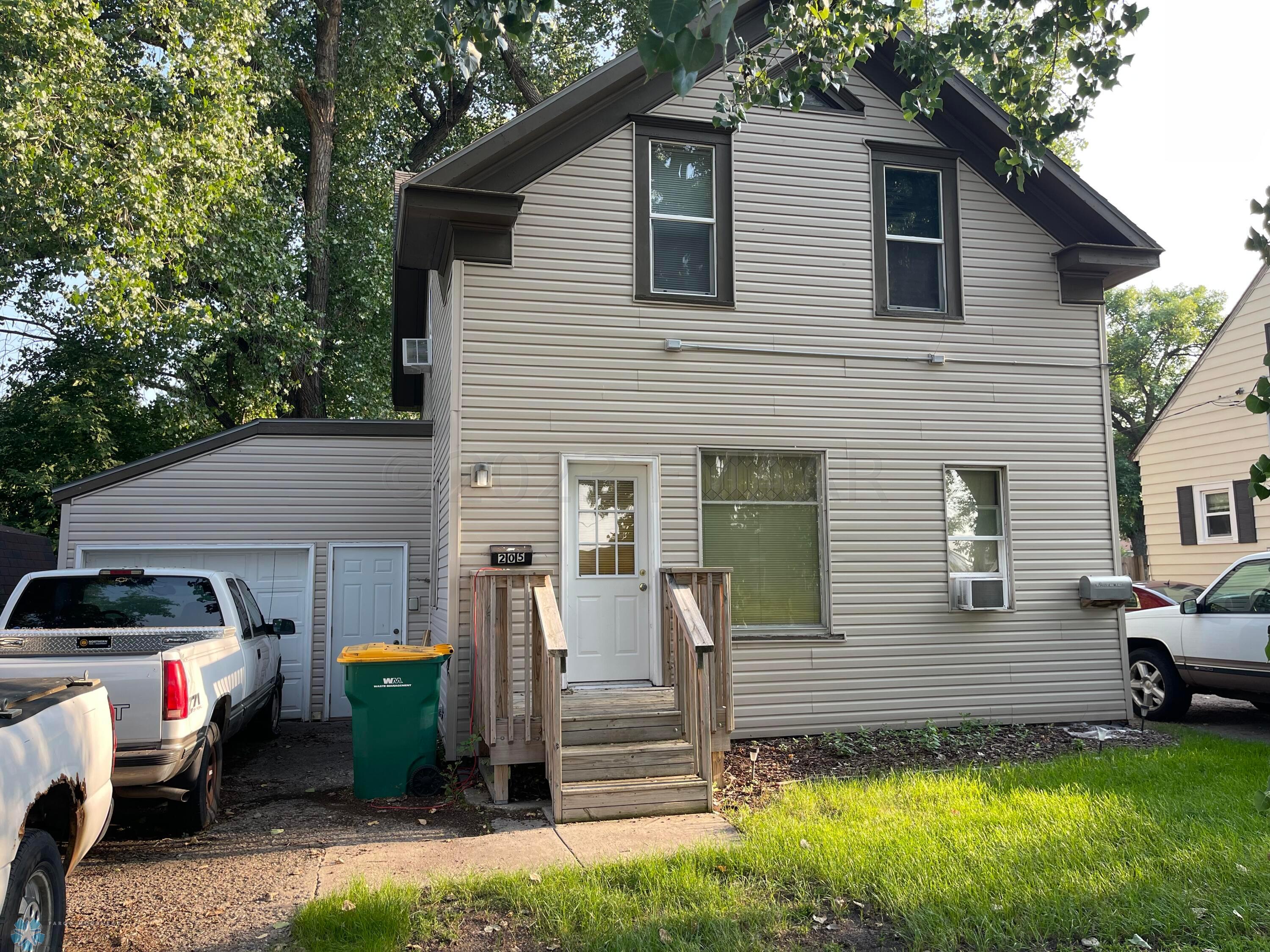 Front view of duplex