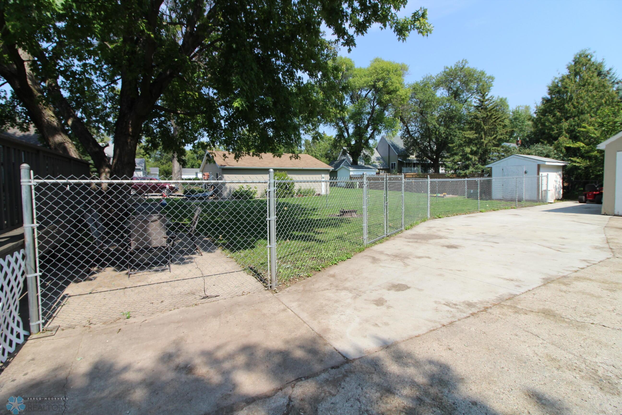 New Fence ample cement space