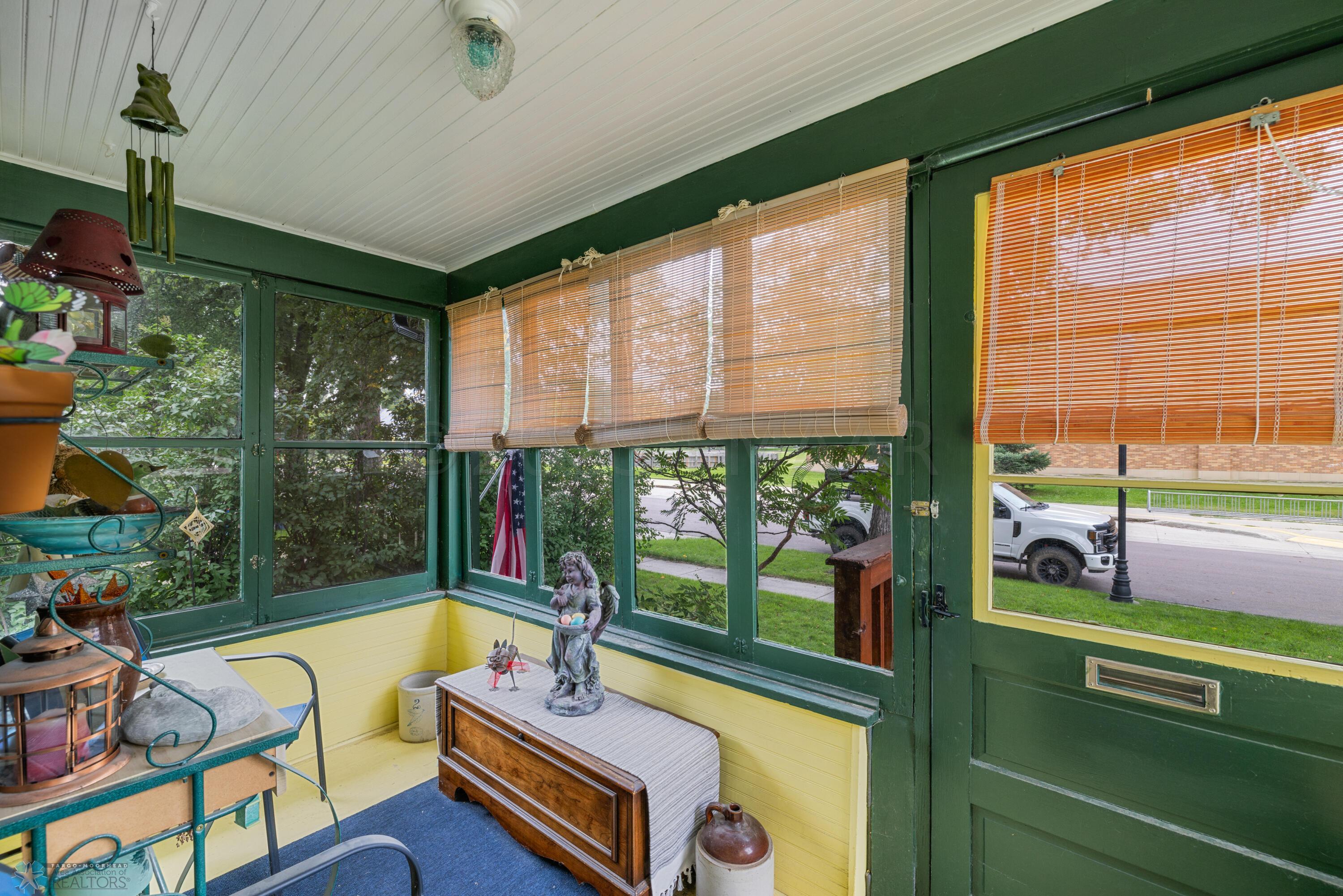 Enclosed porch