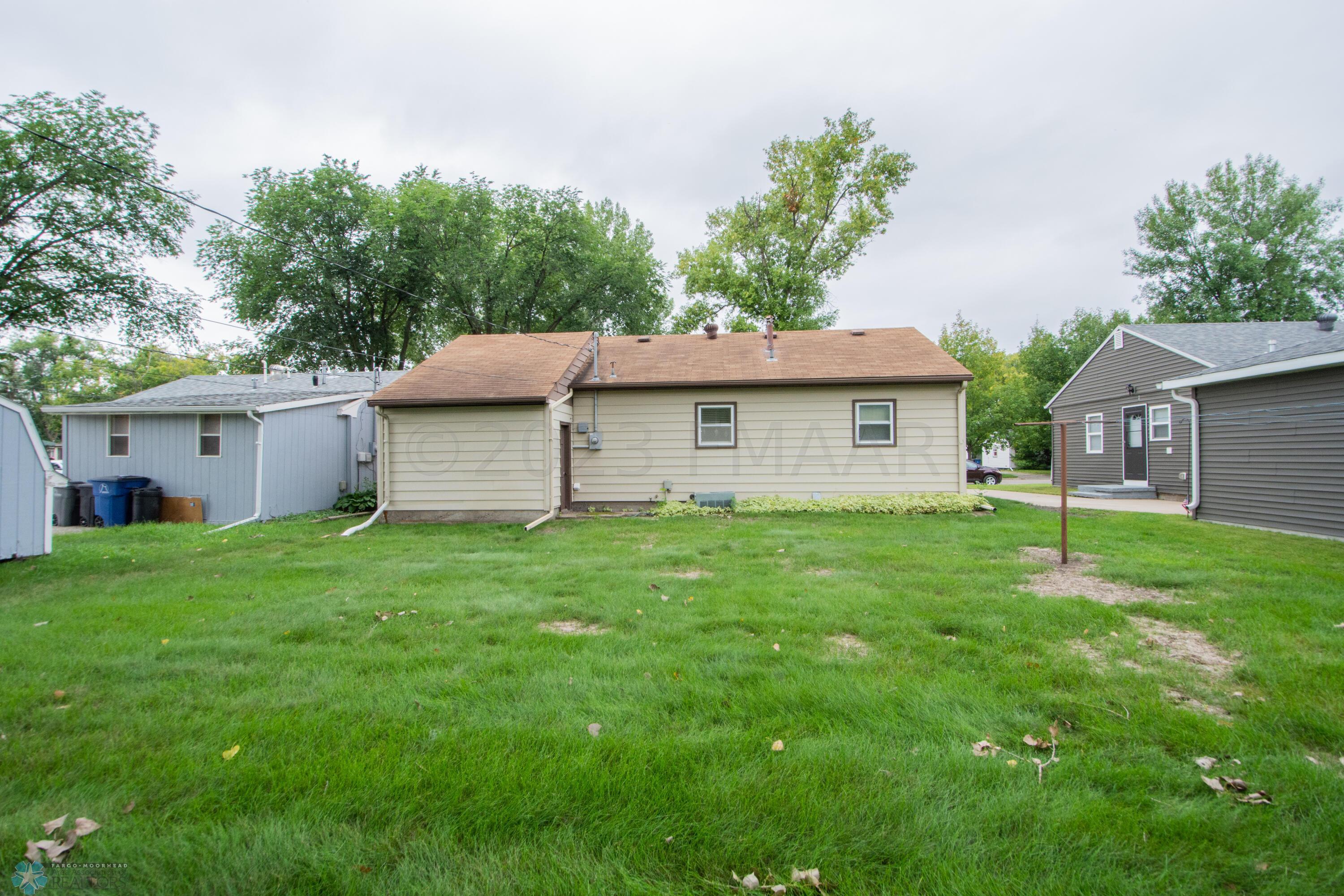 Rear View of House