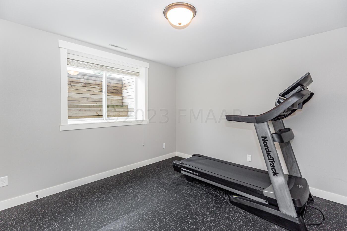Basement Bedroom/Gym