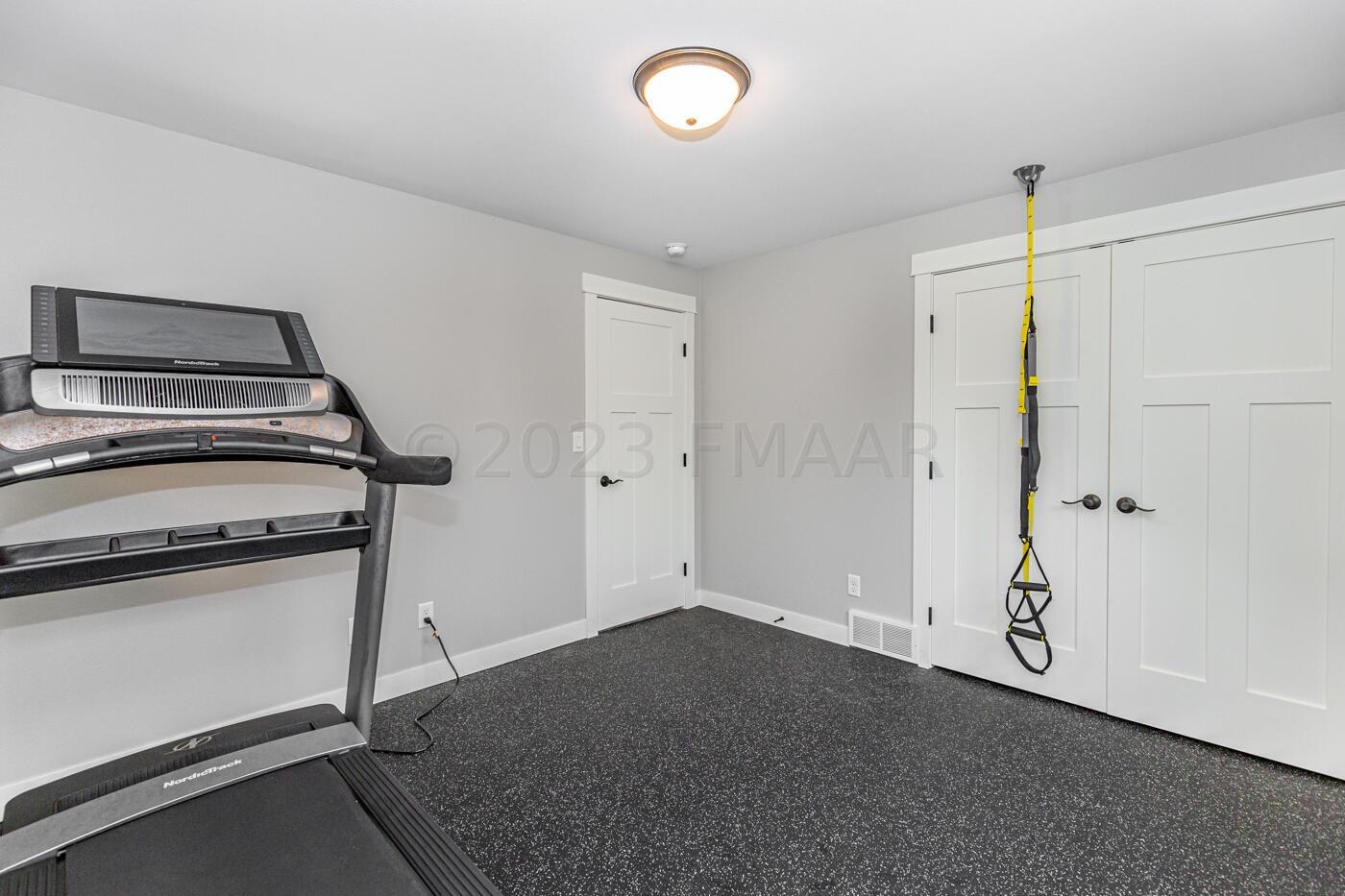 Basement Bedroom/Gym