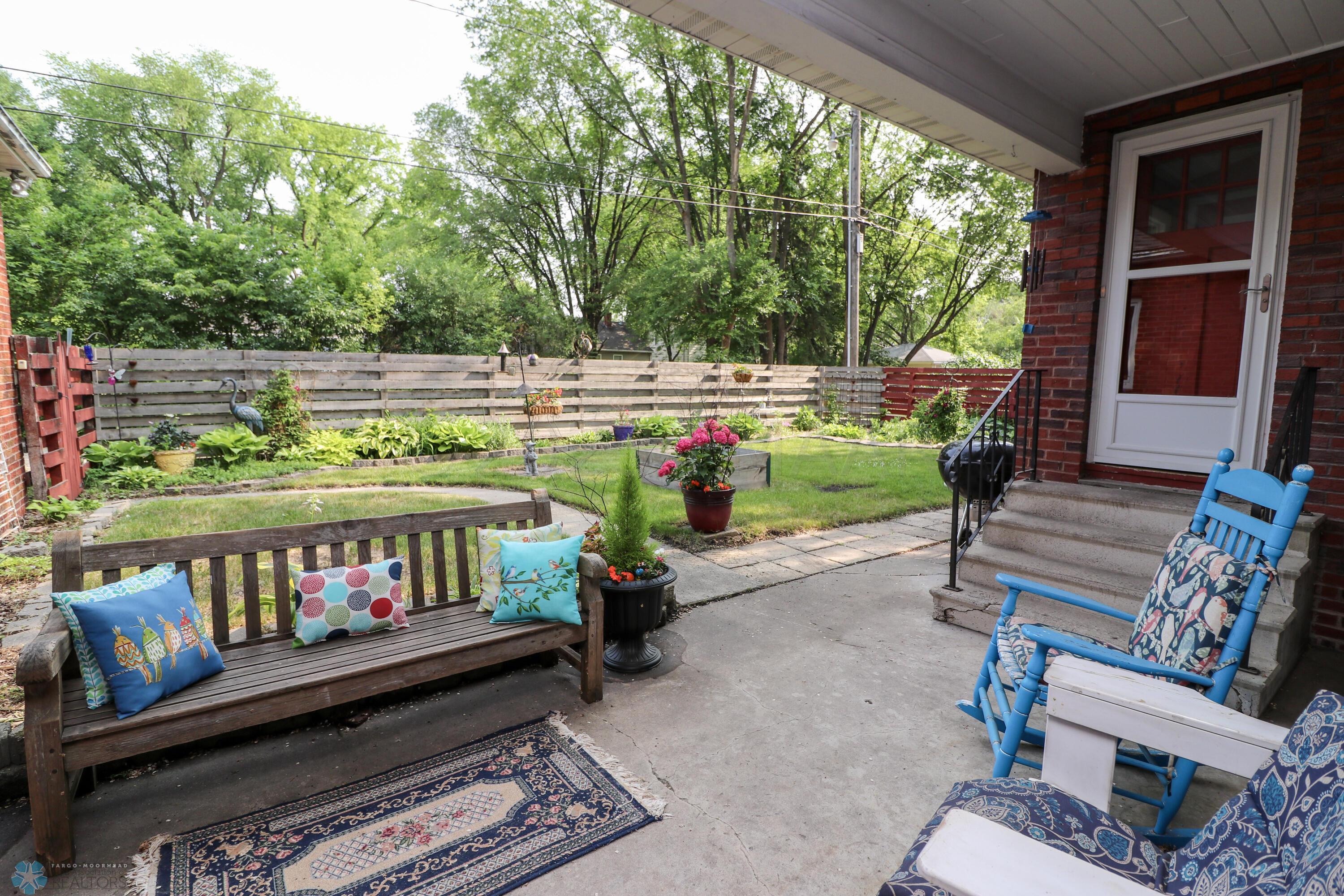 Covered patio