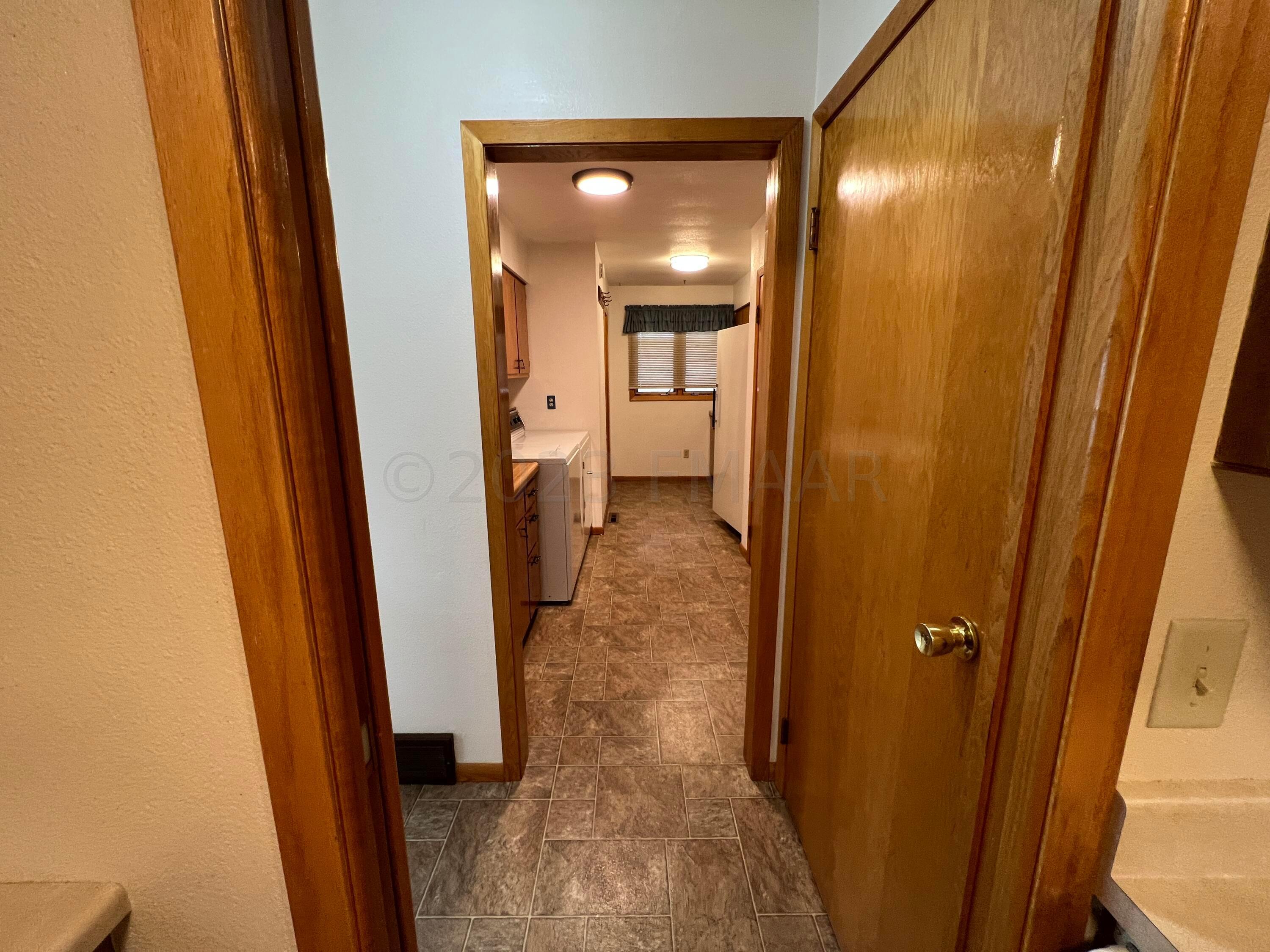 Kitchen to laundry room