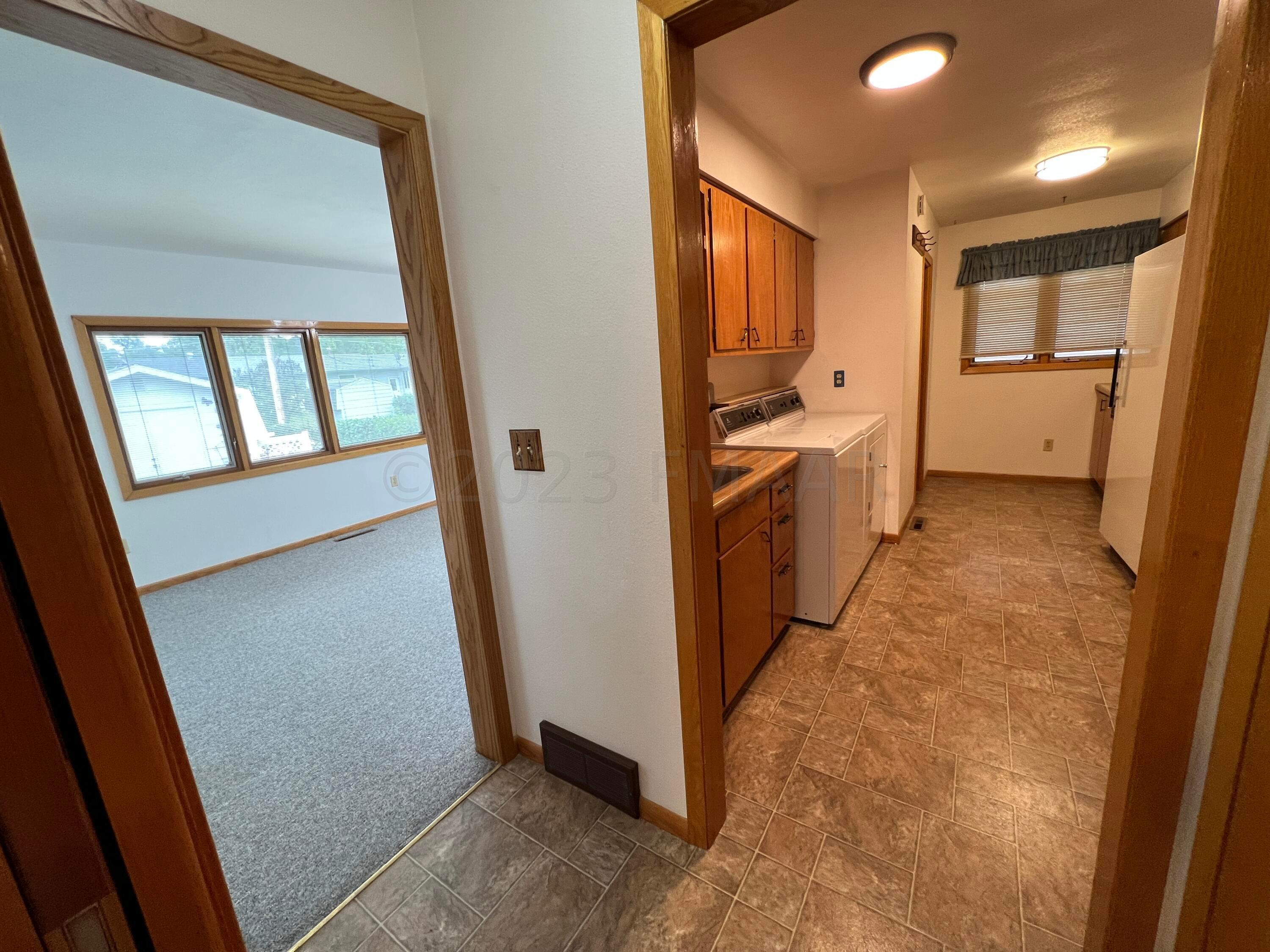 Entrance to sunroom off of kitchen