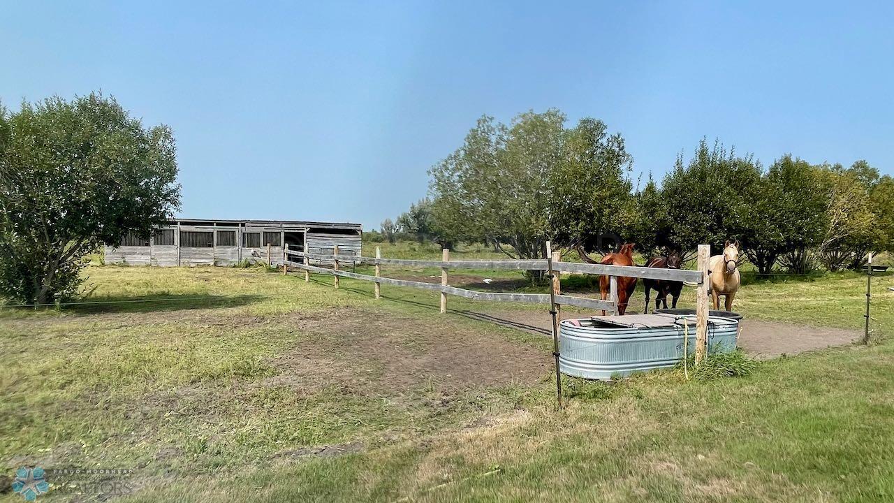 (64) Horse Shelter and Fencing