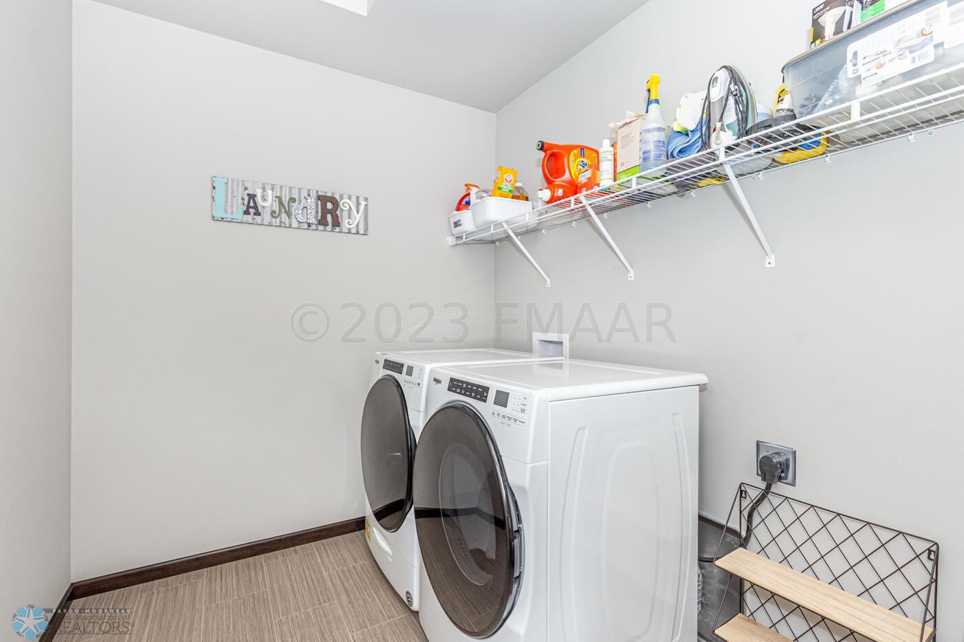 Upstairs Laundry Room