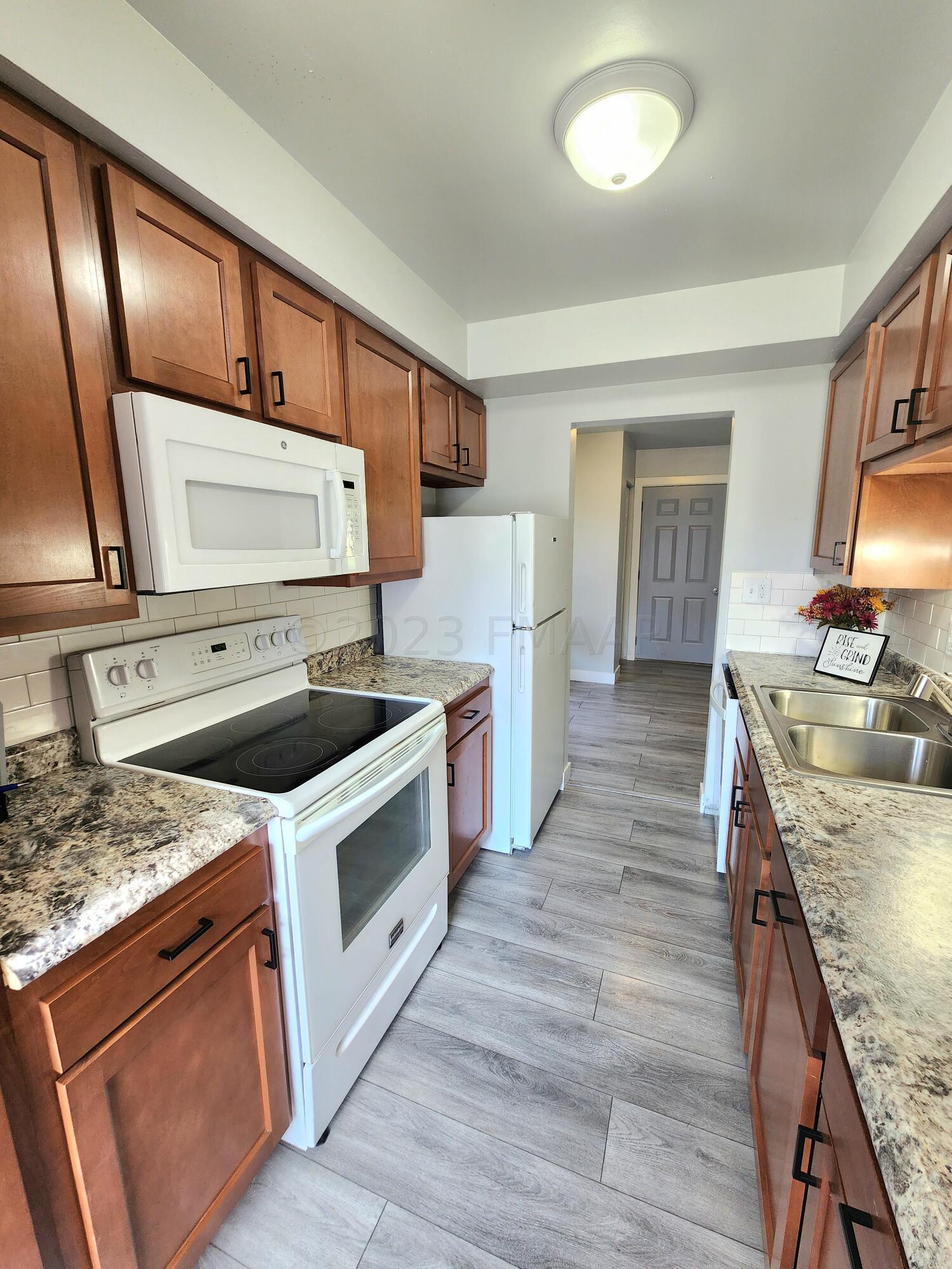 Kitchen view to Living Area