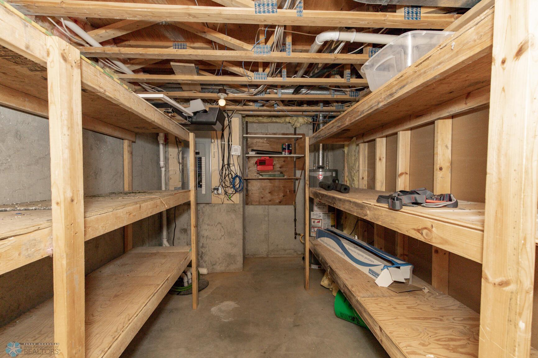 Basement storage