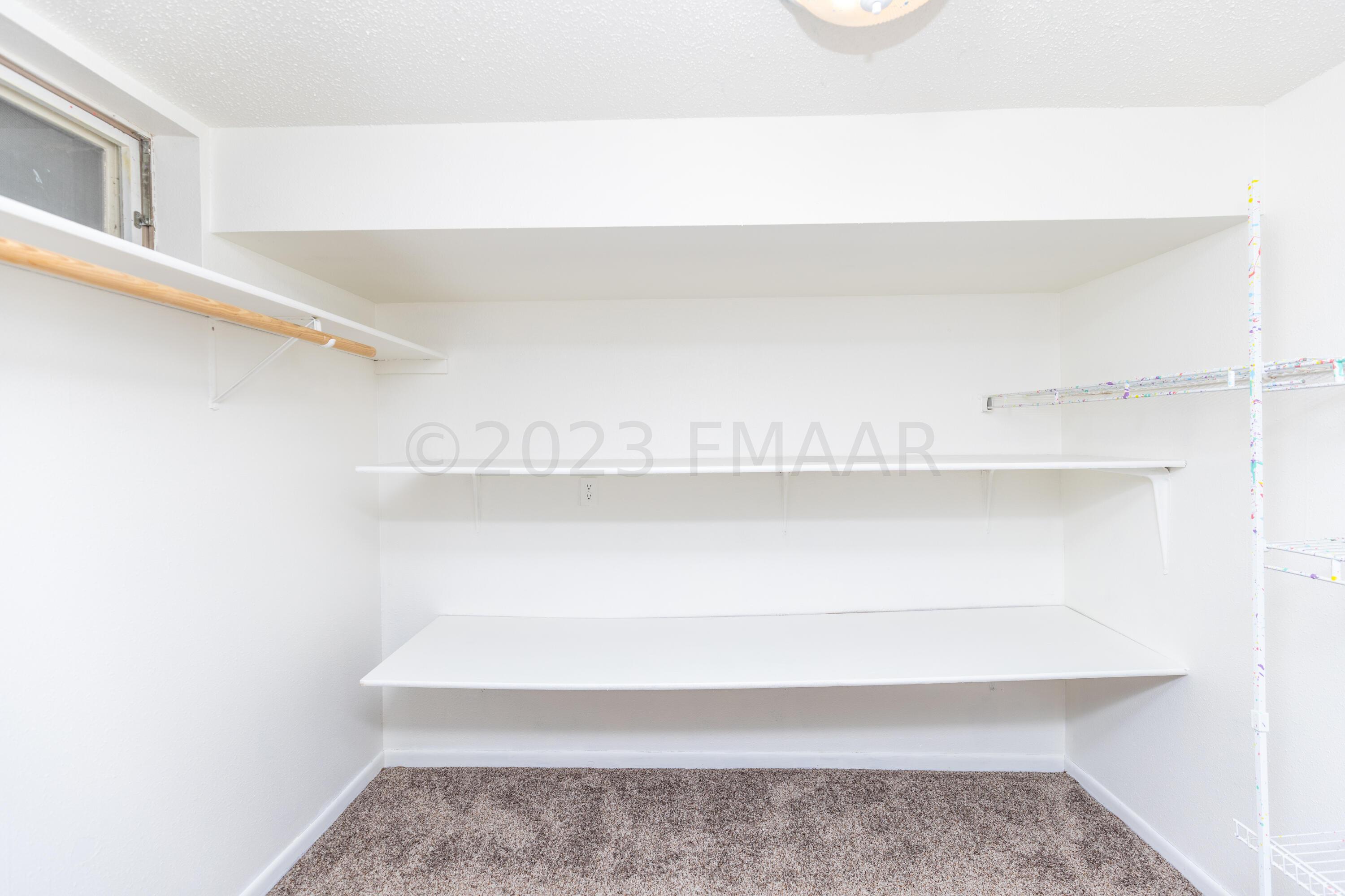 Basement Walk In Closet
