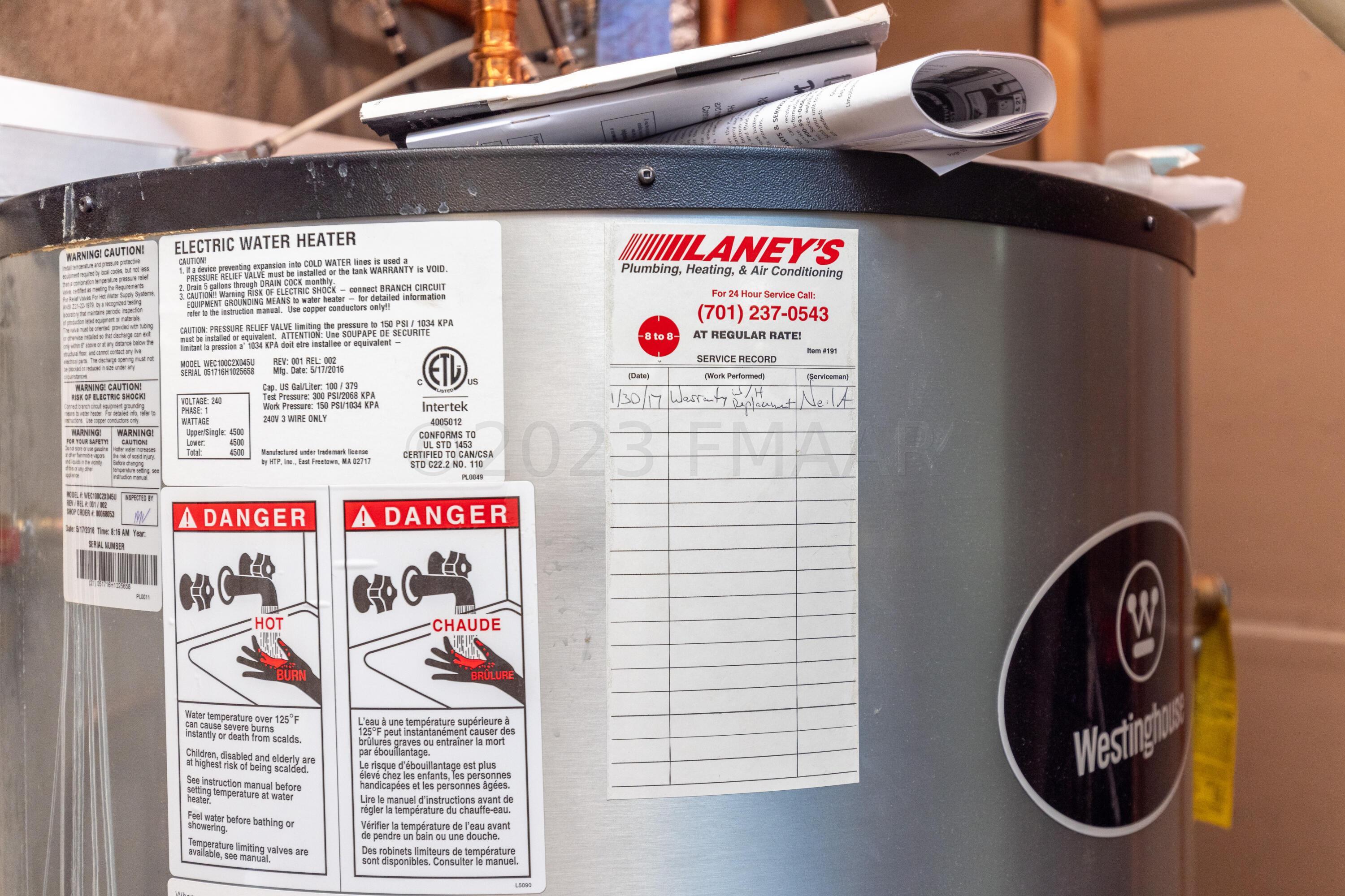 New Water Heater in 2017