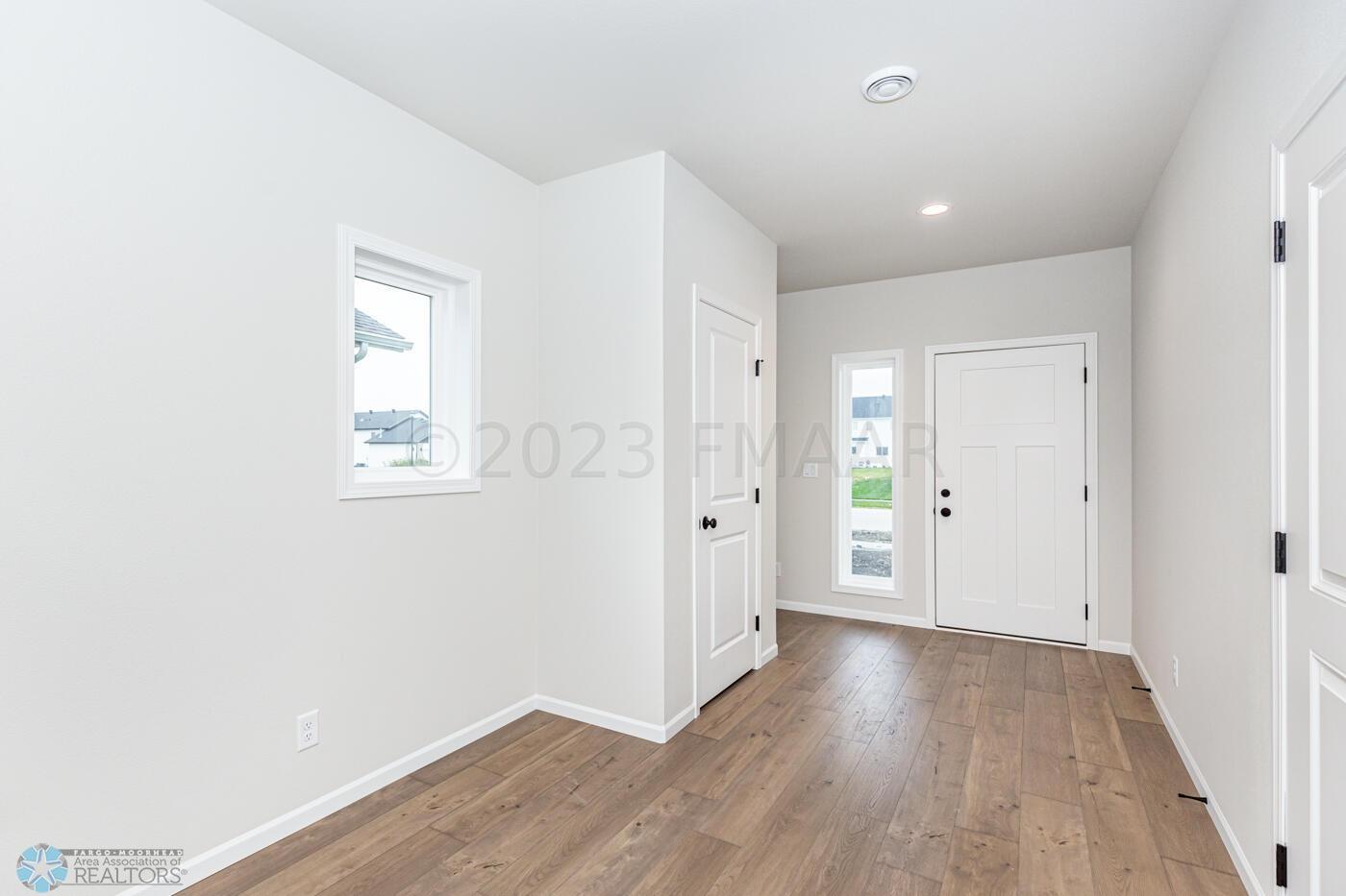 foyer with closet