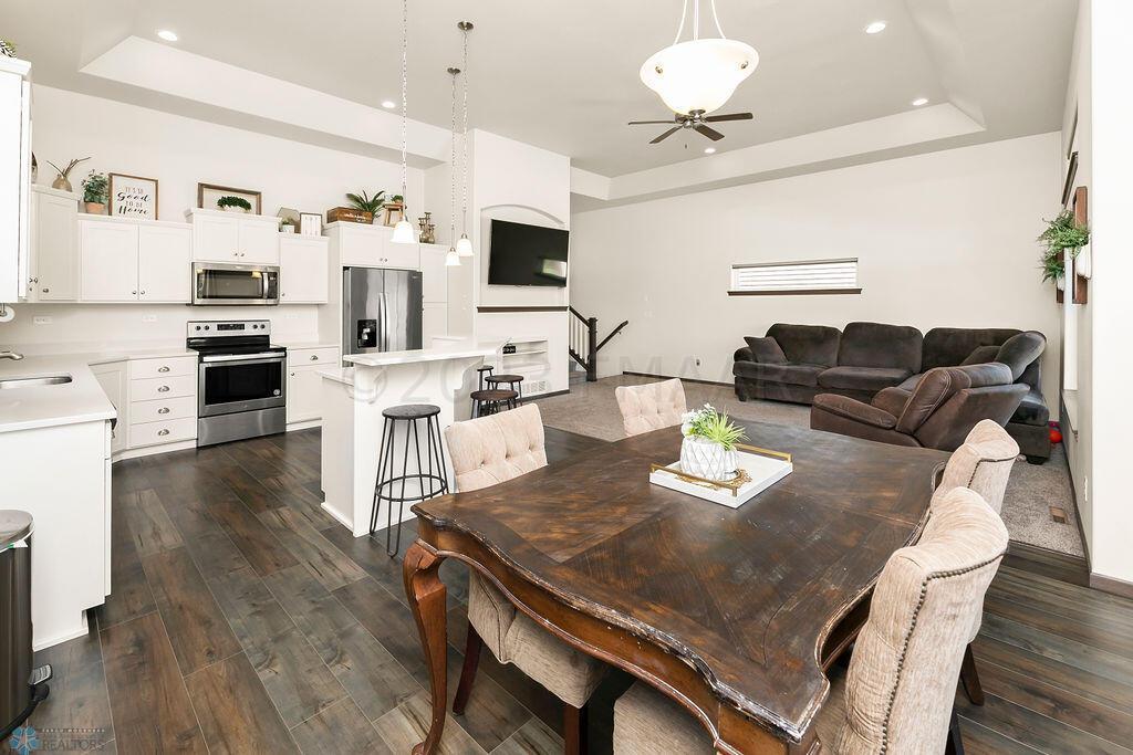 Dining to Kitchen & Living