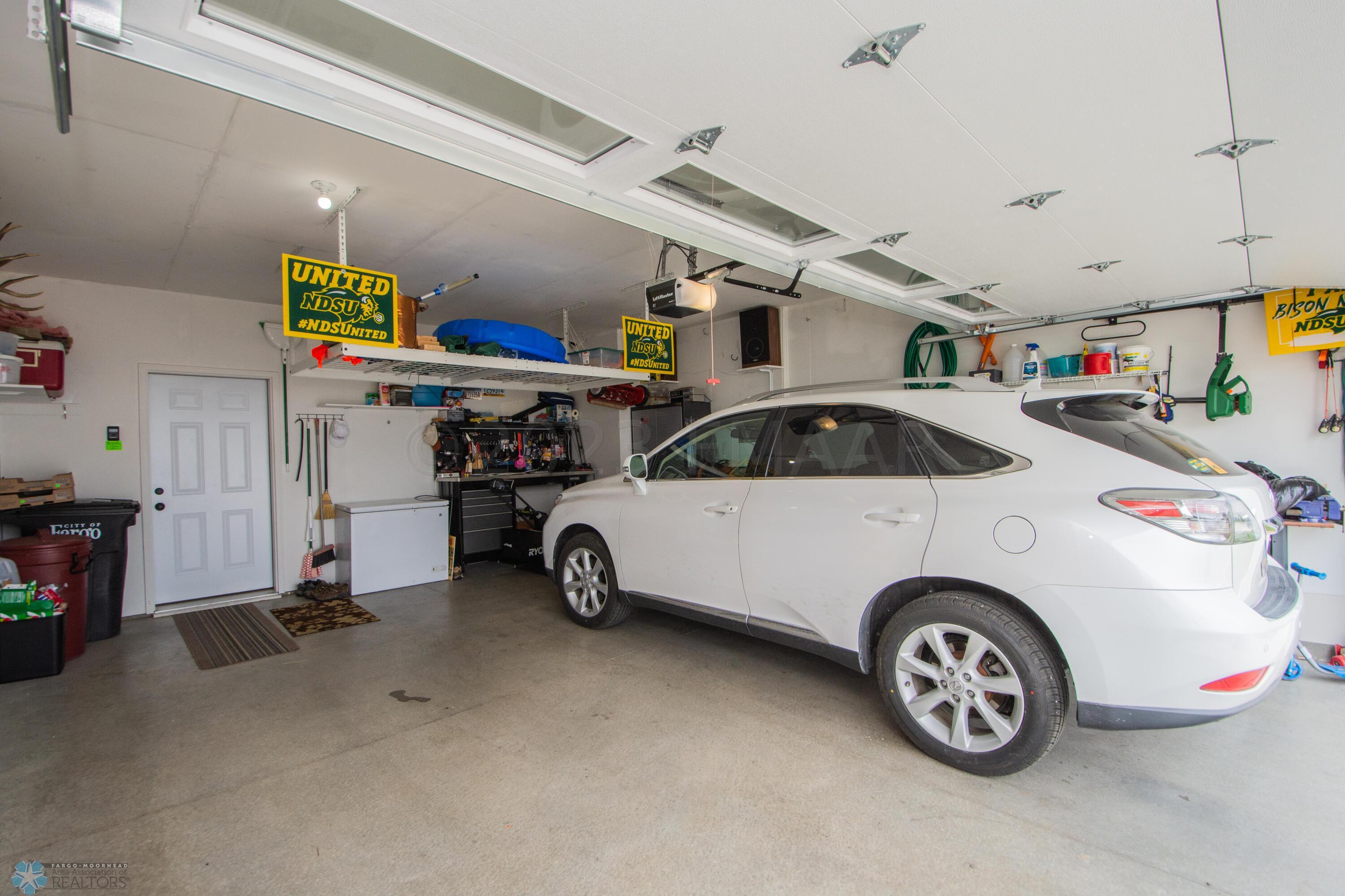 Garage w/Hanging Shelf