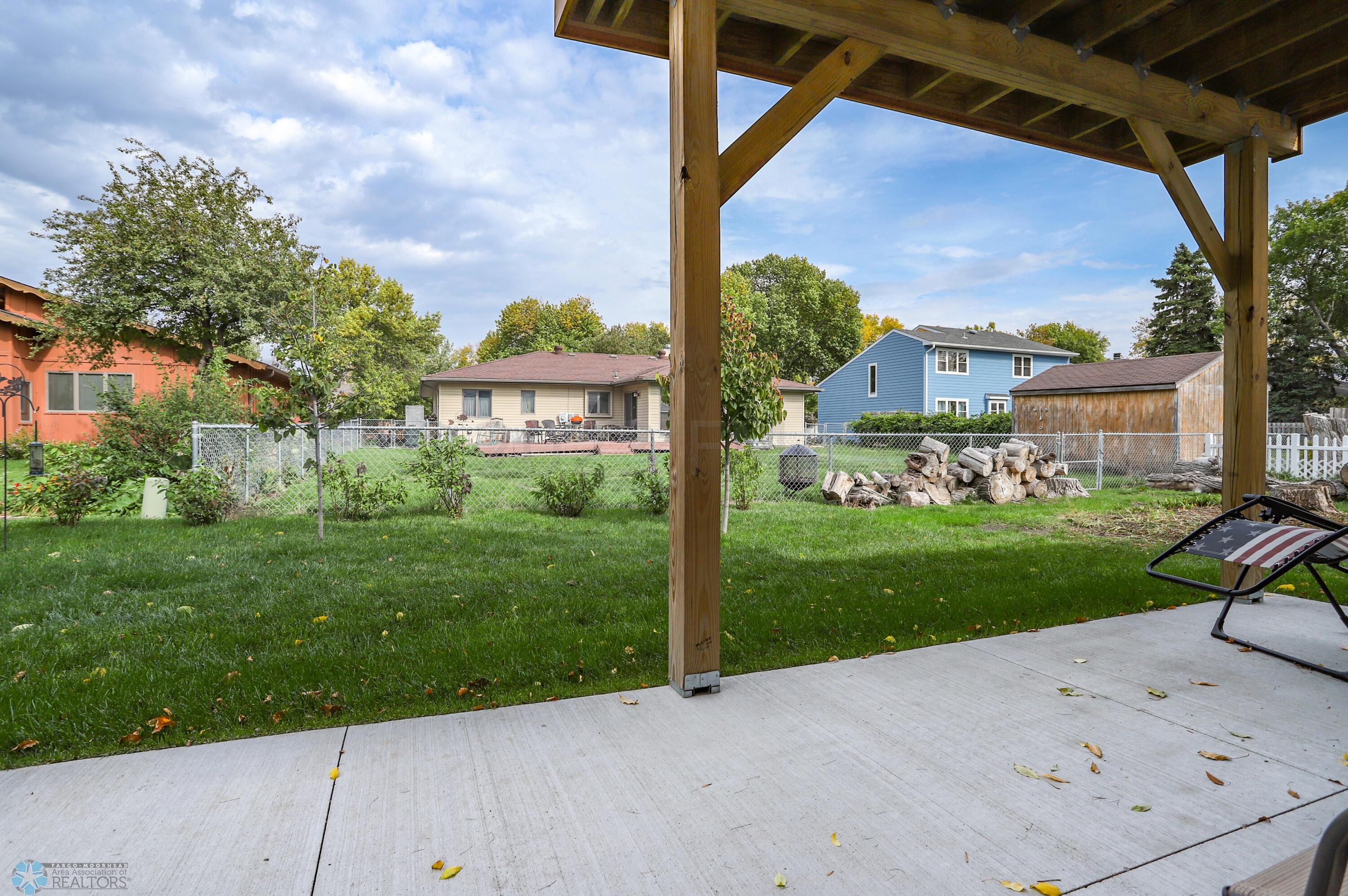Back yard view