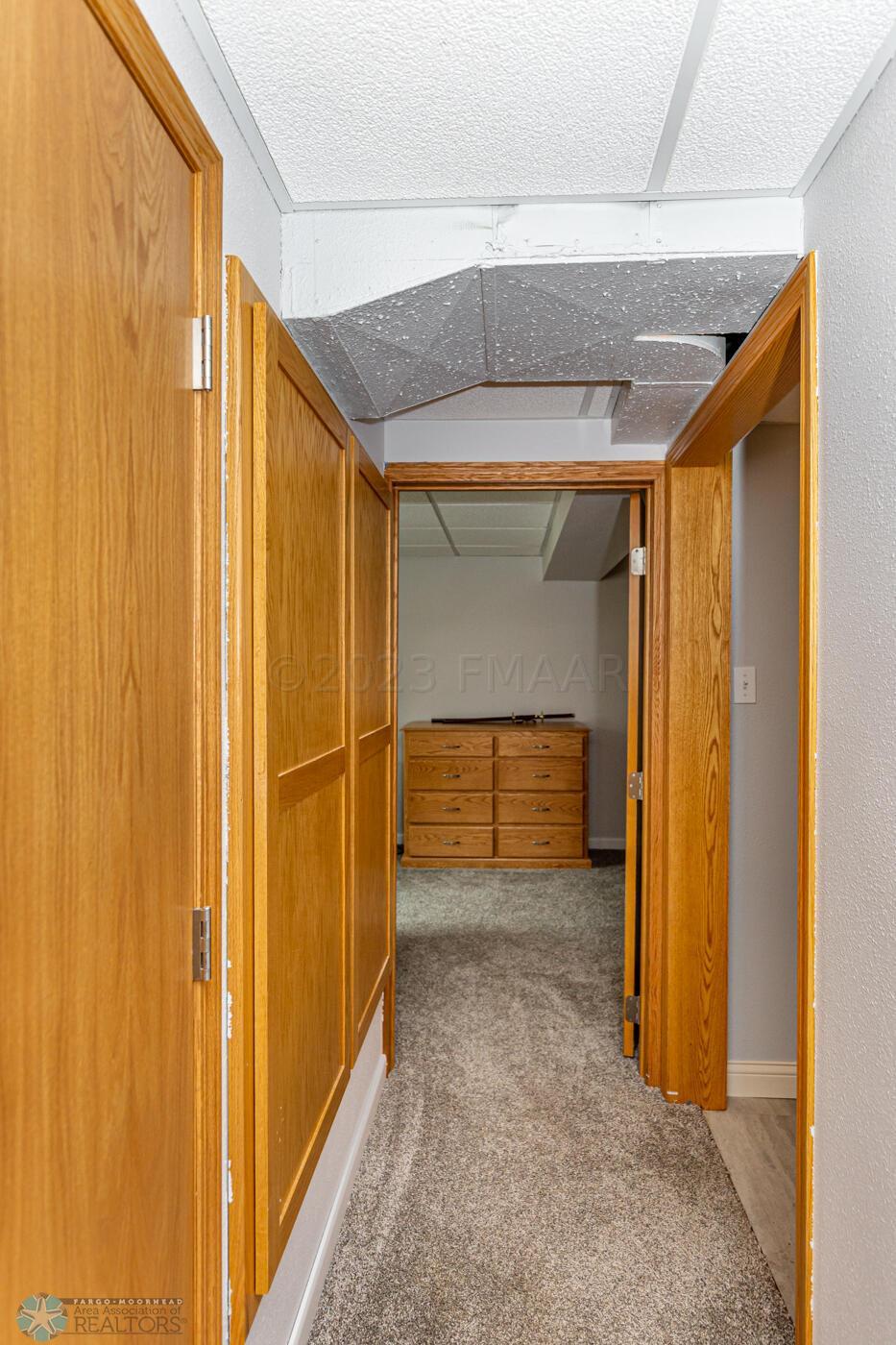Extra built-in storage in hall