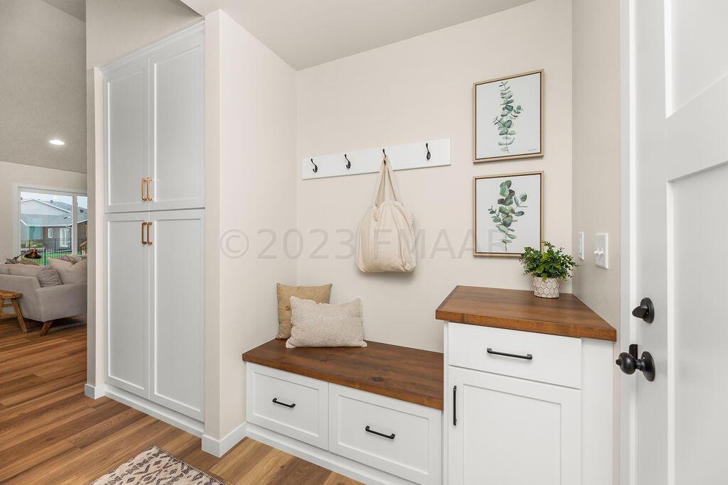 Mudroom w/ built ins