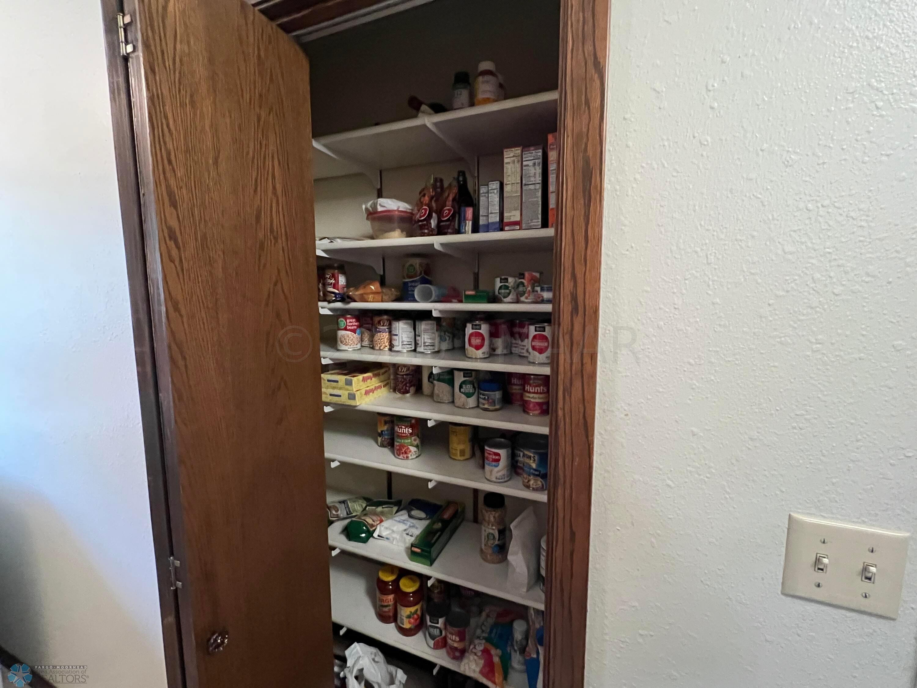 Pantry off kitchen