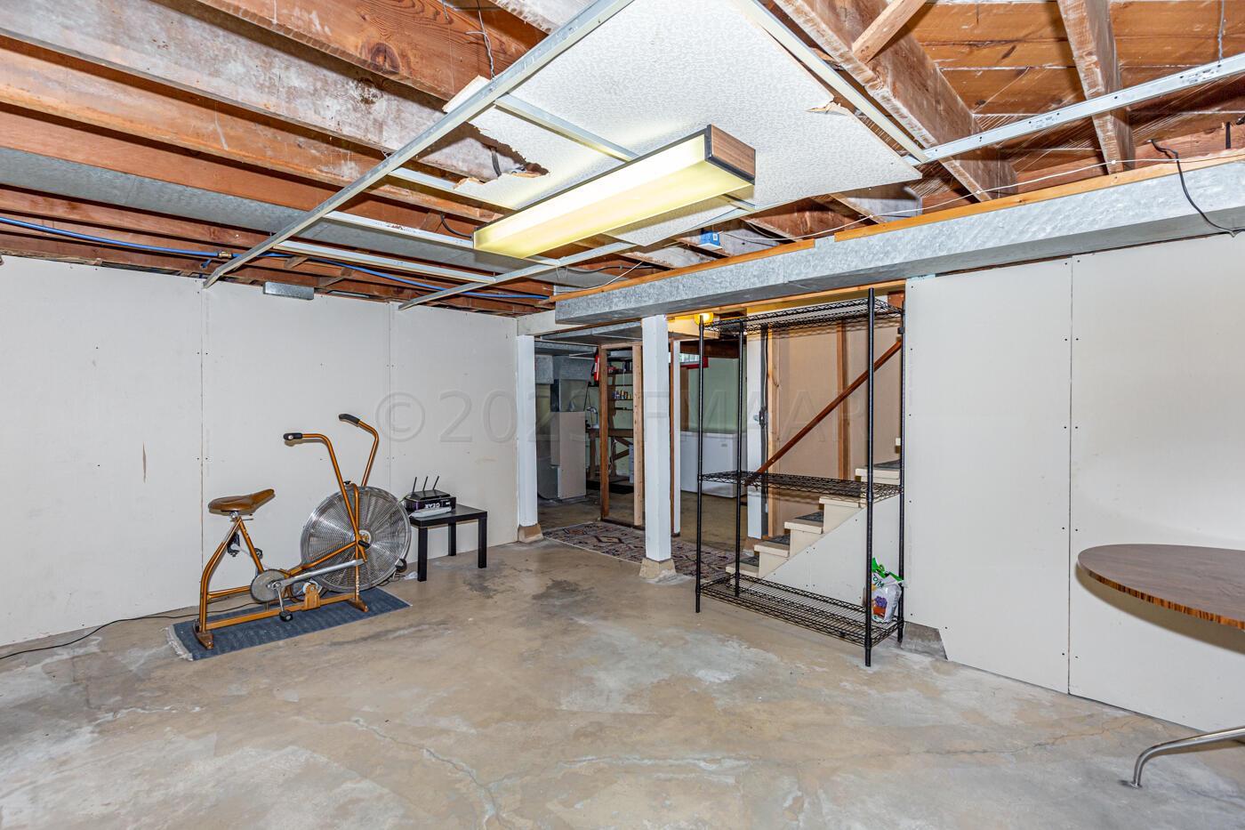 Partially Finished Flex Room