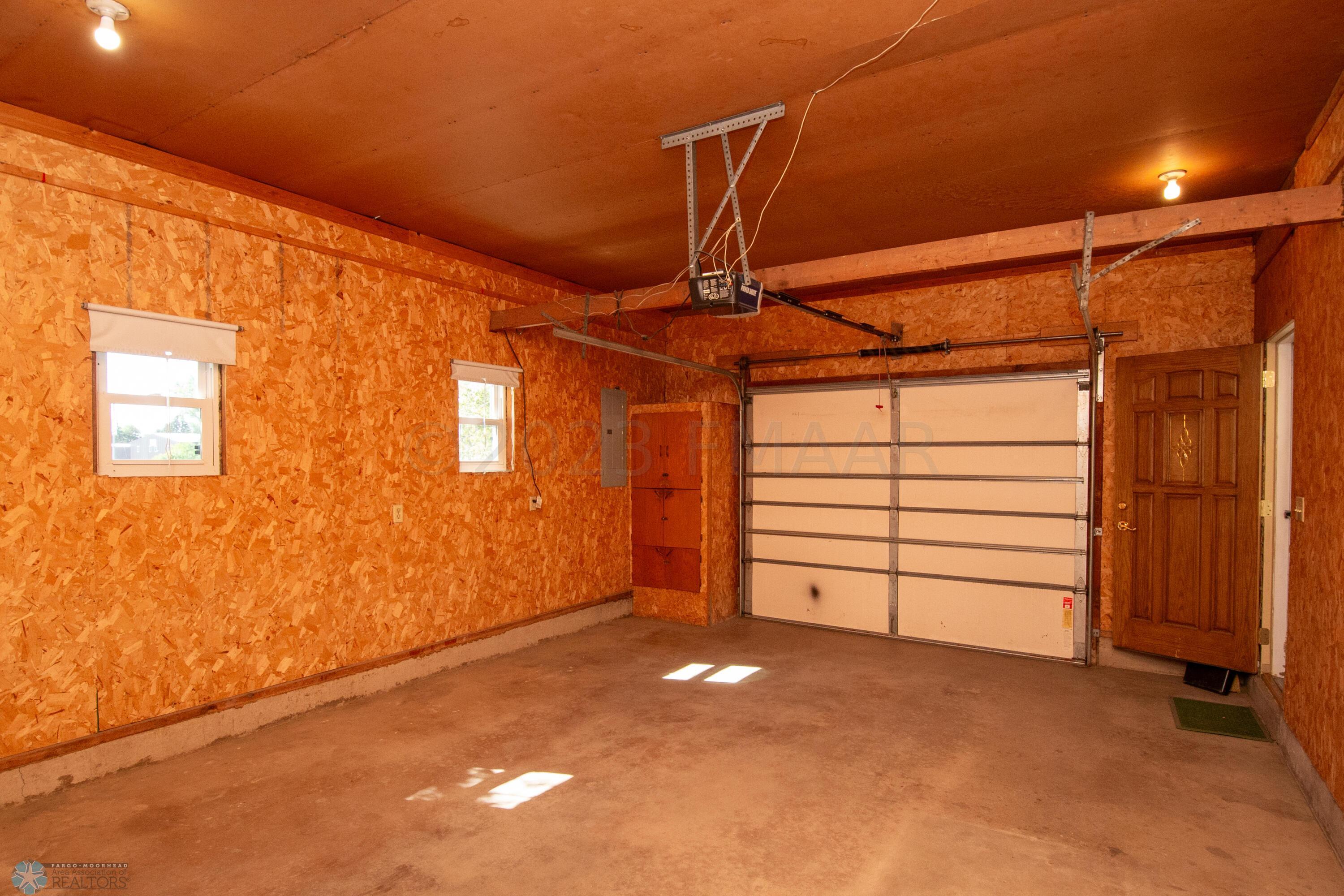 Attached garage