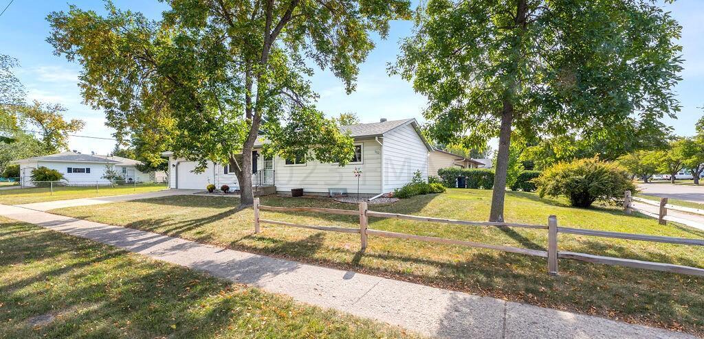 Front and side yard