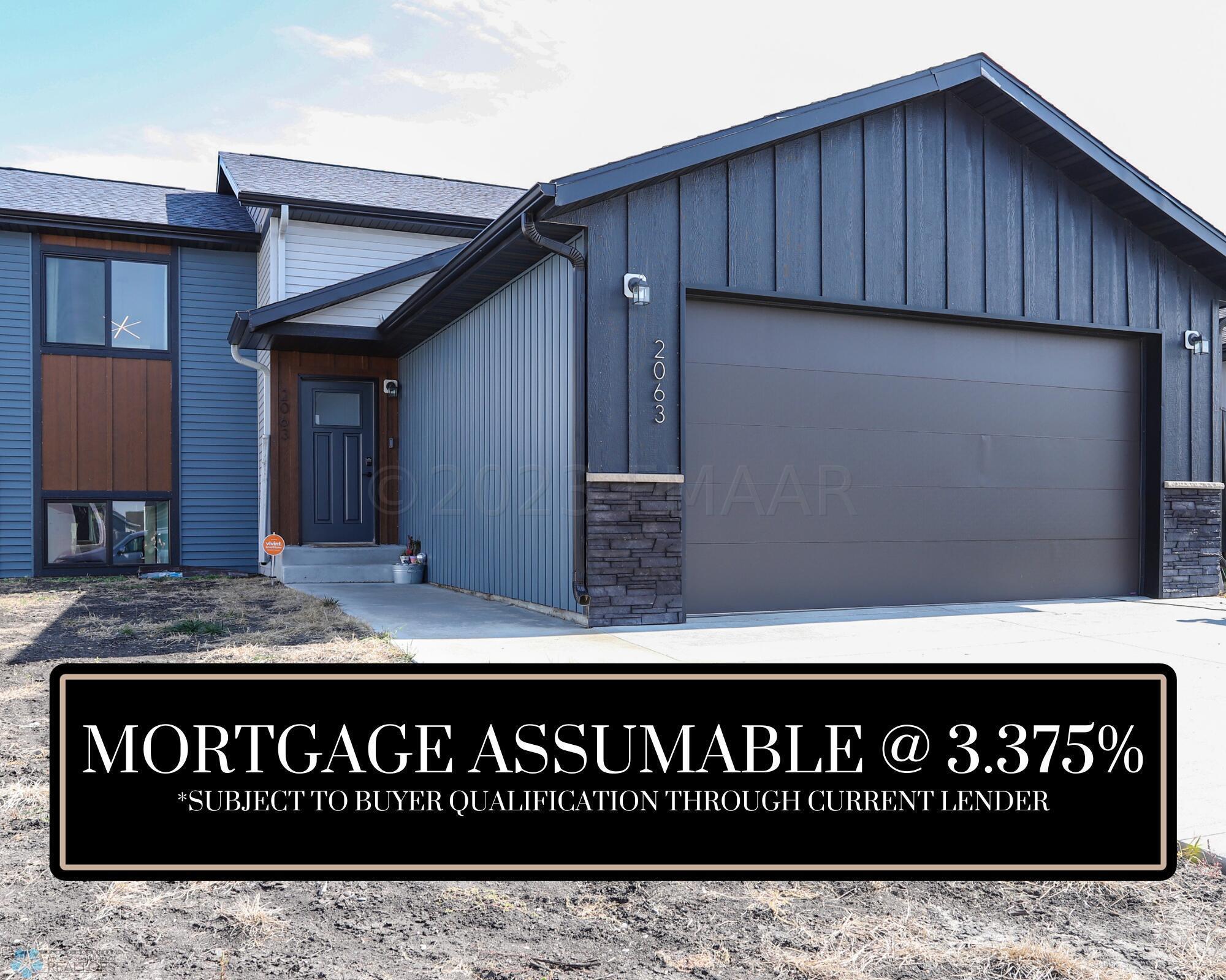 Mortgage Assumable @ 3.375%