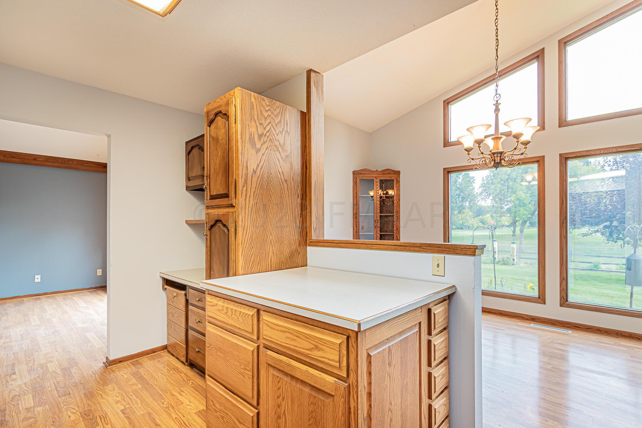 Kitchen w View of Backyard